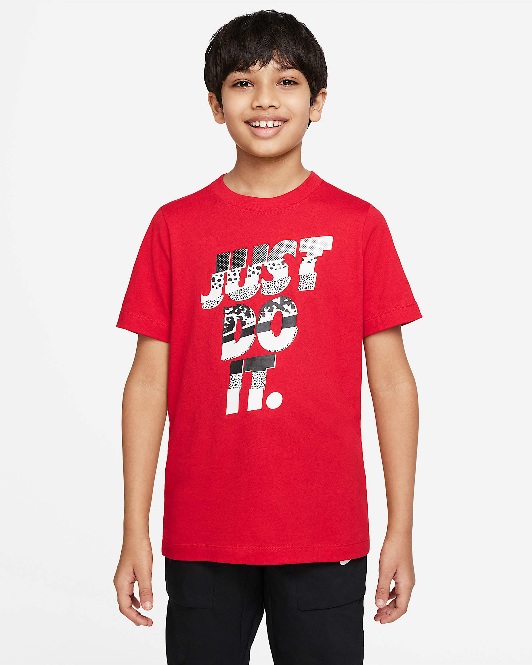 Nike Sportswear 大童T恤 - 大学红