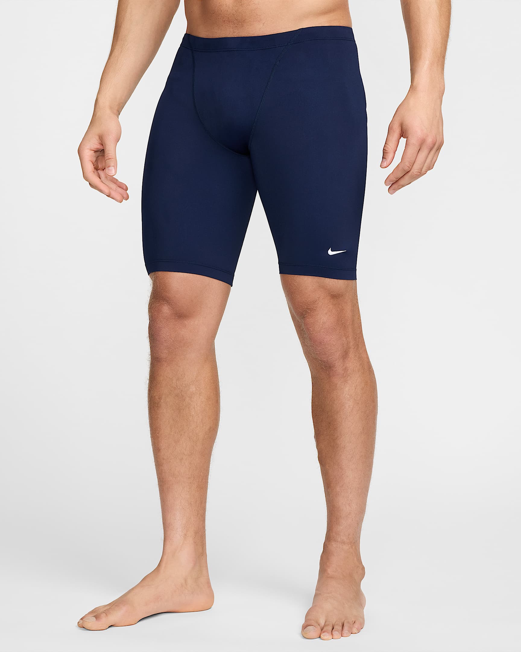 Nike Swim HydraStrong Essential 男子紧身泳裤 - 深藏青/深藏青/白色