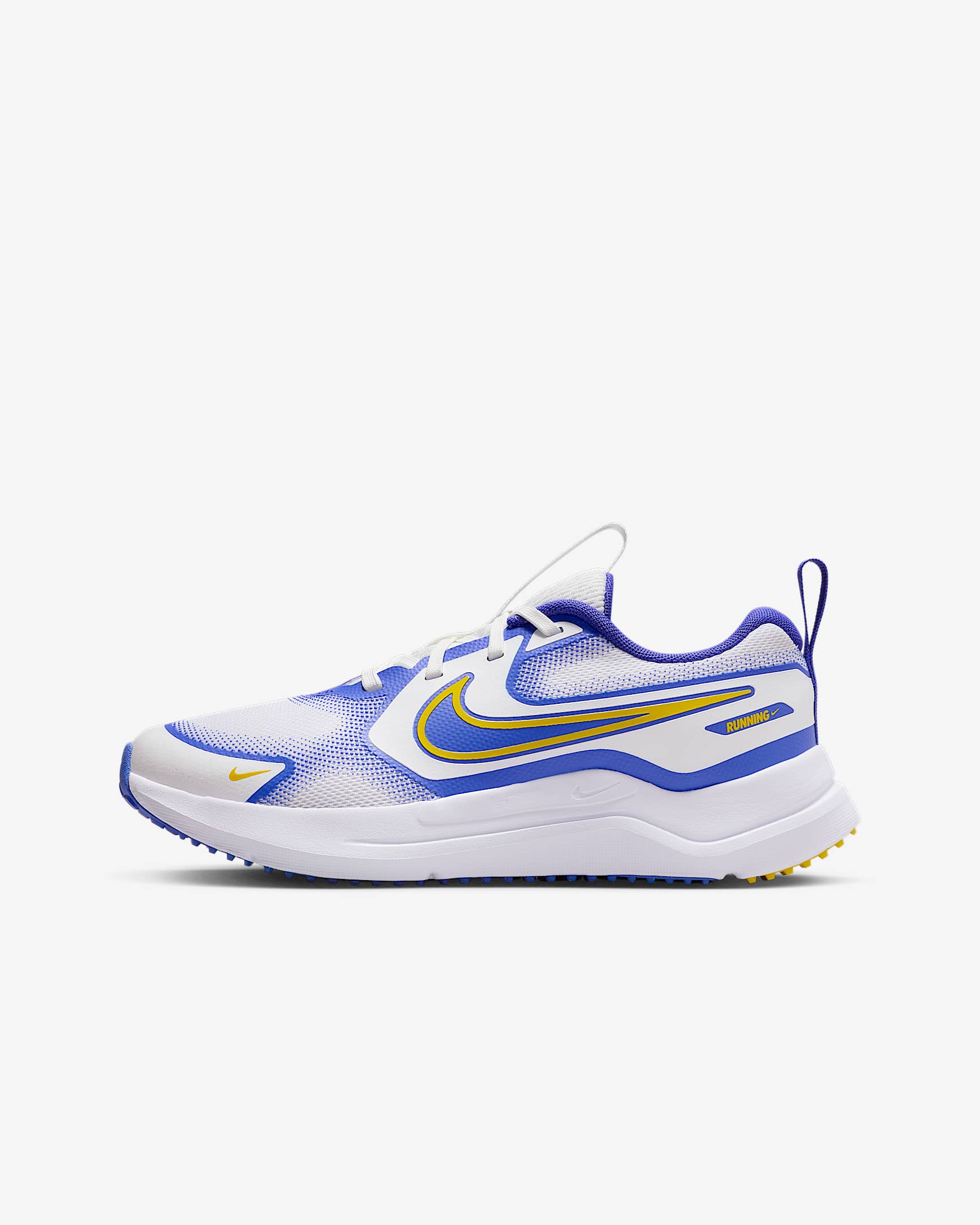 Nike Cosmic Runner 耐克宇宙一号大童公路跑步鞋 - 山峰白/波斯紫/白色/亮黄