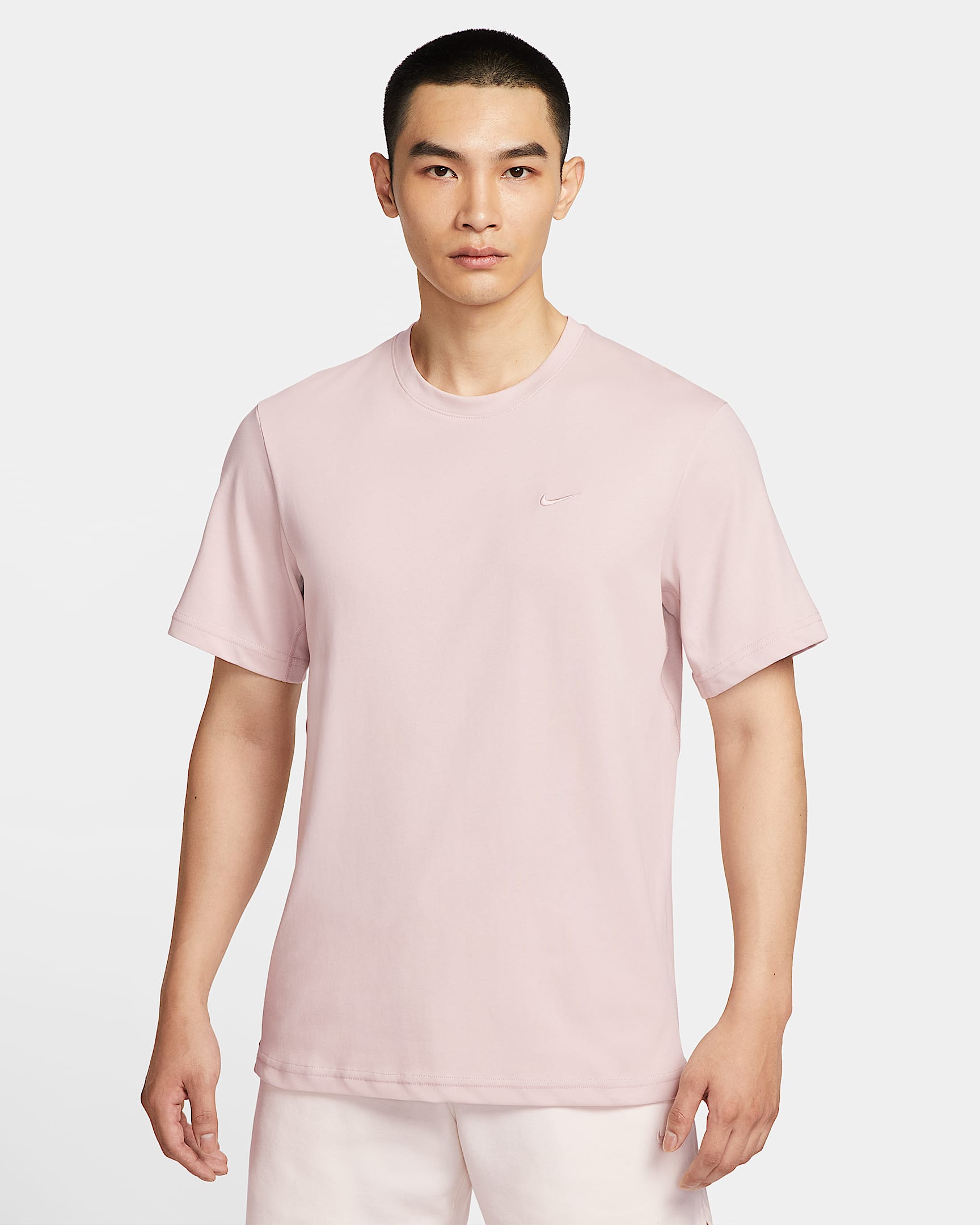 Nike Dri-FIT Primary 男子透气速干训练T恤 - 砂岩灰粉/砂岩灰粉