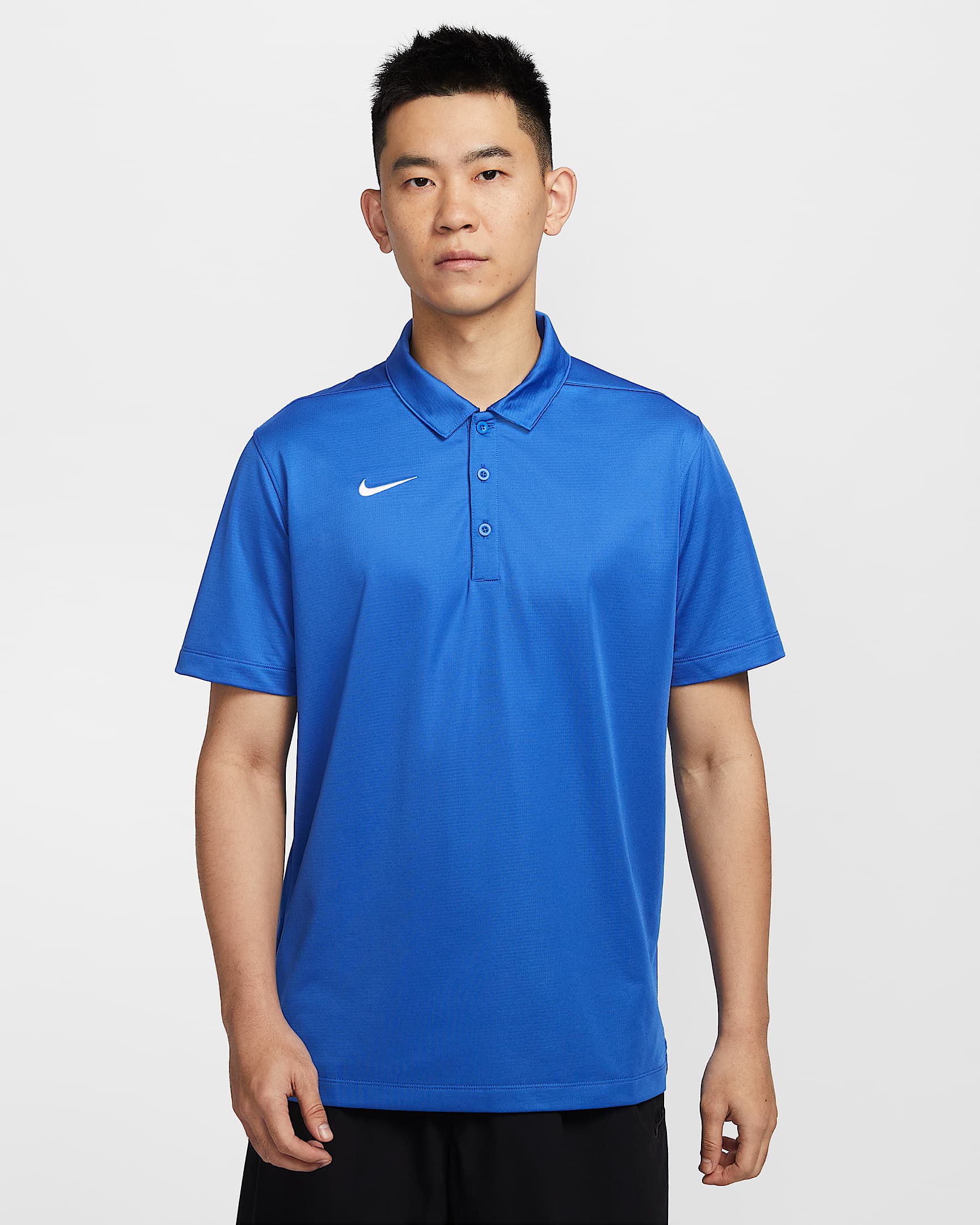 Nike Dri-FIT 男子速干翻领T恤 - 宝蓝