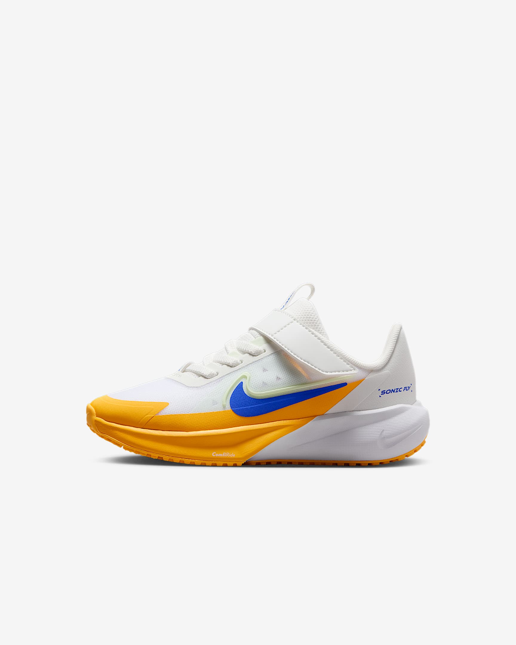 Nike Sonic Fly 耐克超音速号幼童跑步鞋 - 山峰白/浅荧光黄/白色/皇家蓝
