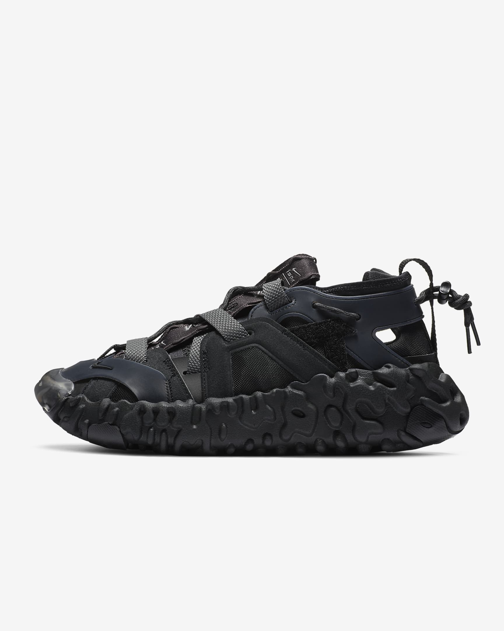 Nike OverReact Sandal ISPA 男子凉鞋 - 黑/闪电灰/暗烟灰/黑