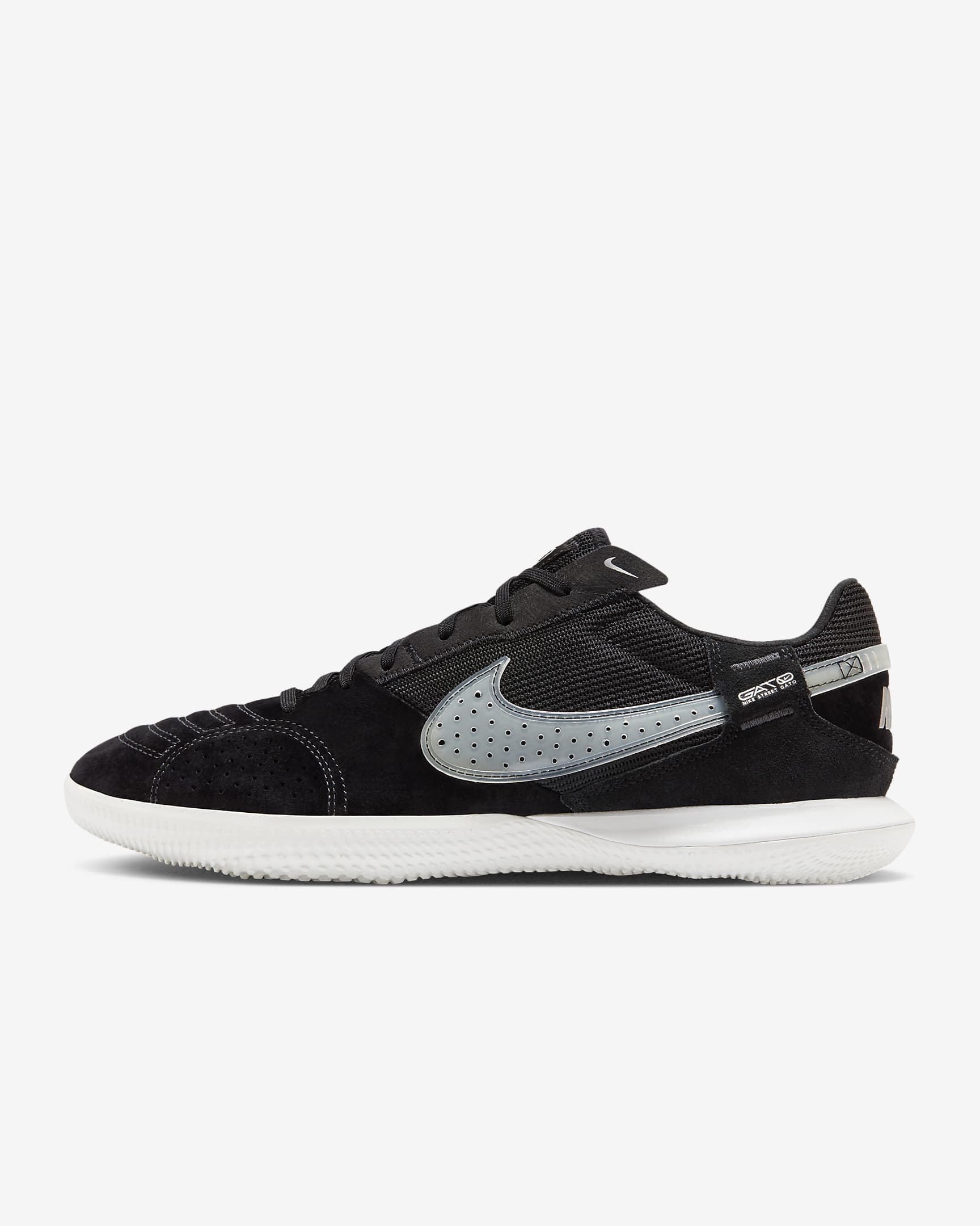 Nike Streetgato 低帮足球鞋 - 黑/灰黑/山峰白