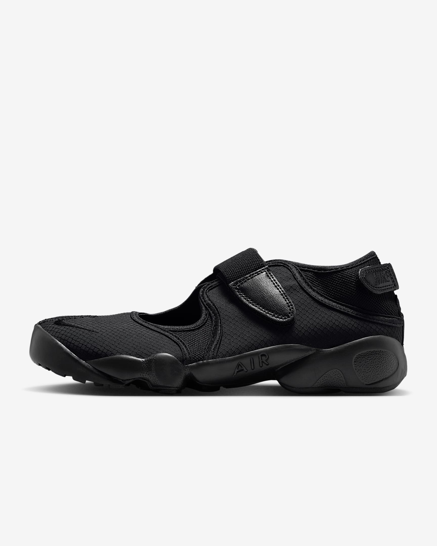 Nike Air Rift Breathe 耐克忍者鞋女子分趾运动鞋 - 黑/白色/黑