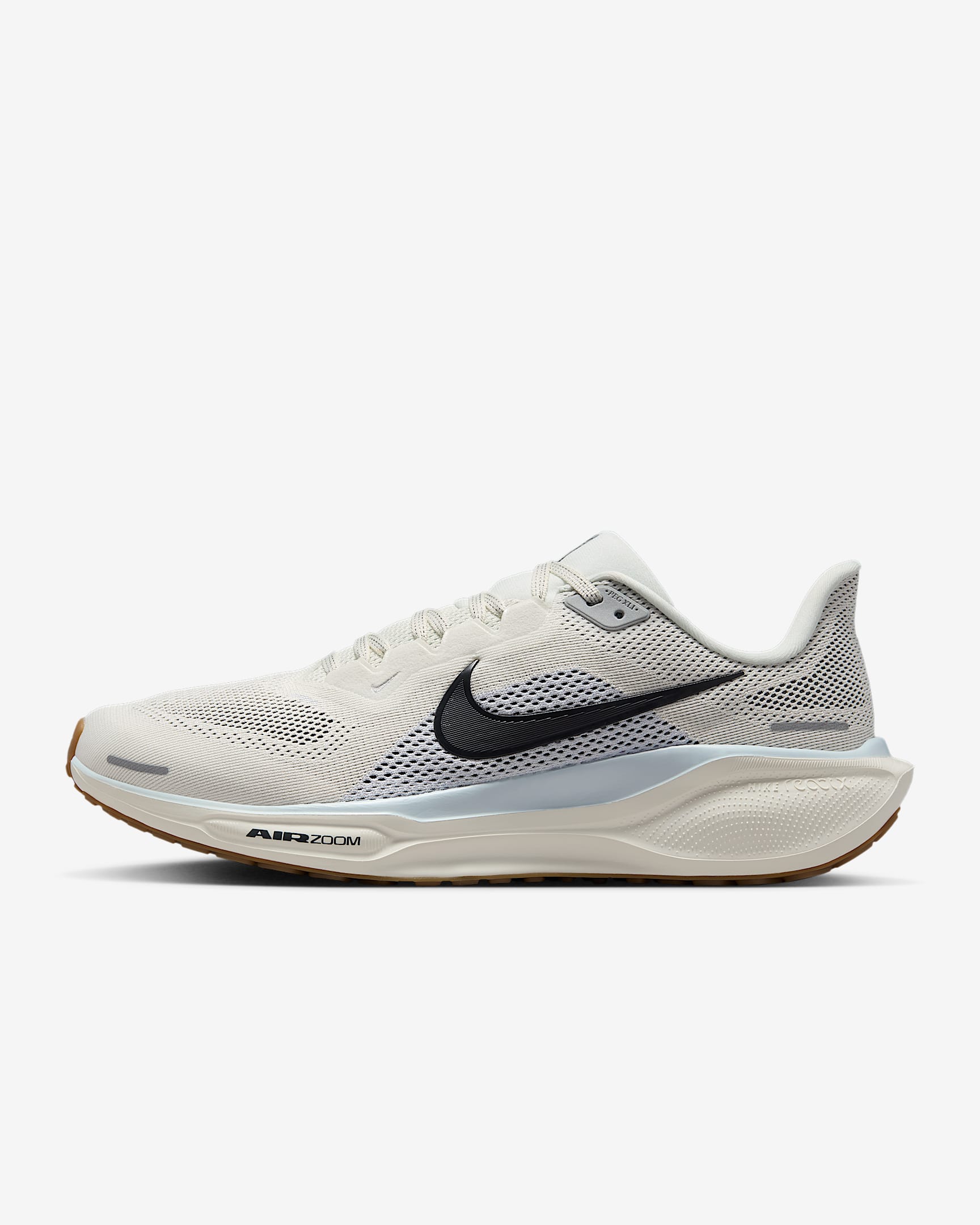 Nike Pegasus 41 耐克飞马男子公路跑步鞋 - 帆白/紫蓝/狼灰/煤黑