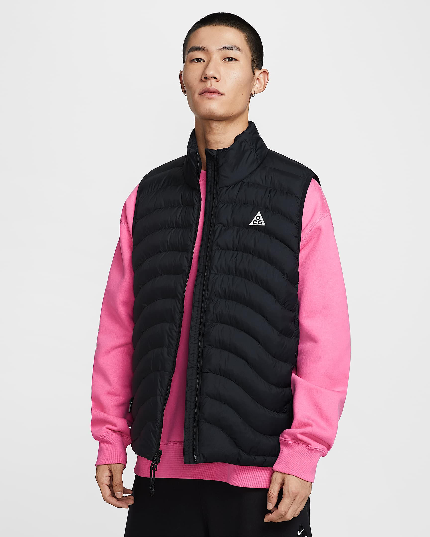 Nike ACG "Lava Flow" Therma-FIT ADV 男子马甲 - 黑/黑/黑/山峰白
