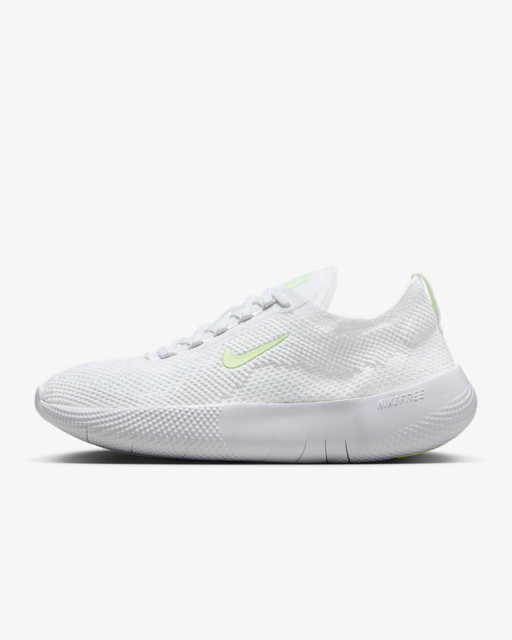 Nike Free 2025 女子训练鞋 - 白色/浅银灰/微黄绿
