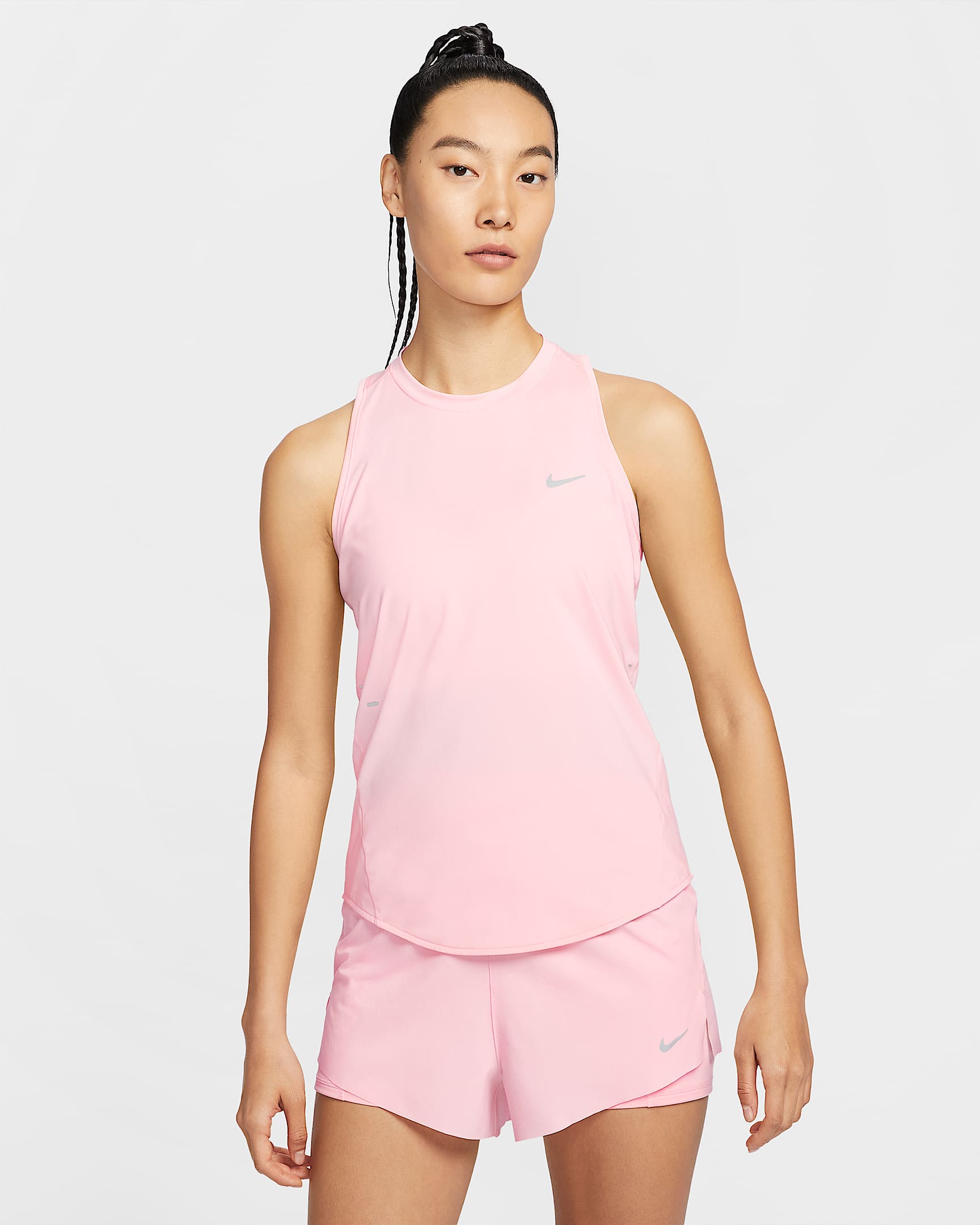 Nike Swift Dri-FIT 女子速干跑步背心 - 大气浅粉