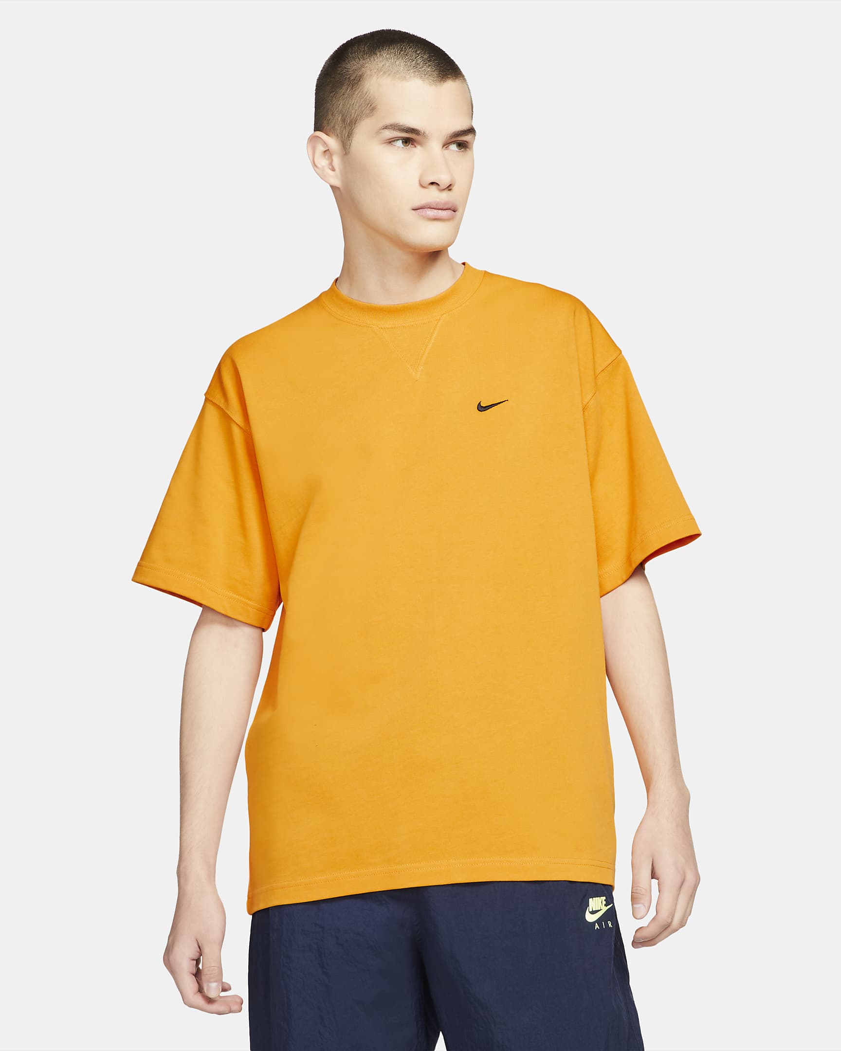 Nike x Kim Jones 男/女短袖T恤 - 电子橙