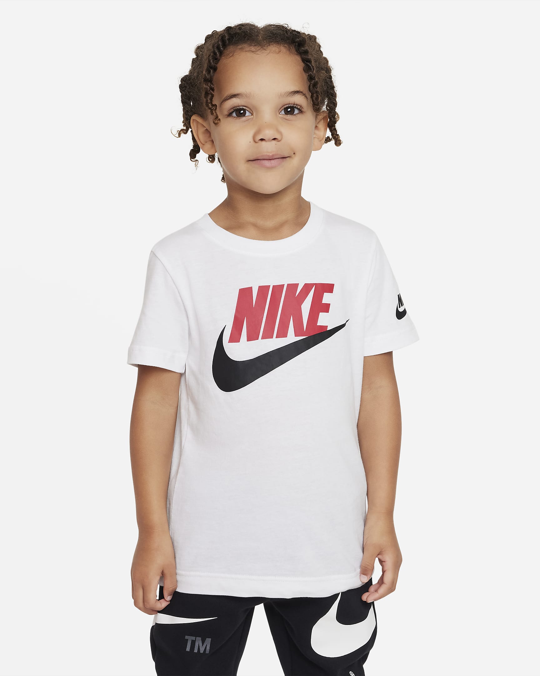 Nike 幼童T恤 - 白色/大学红