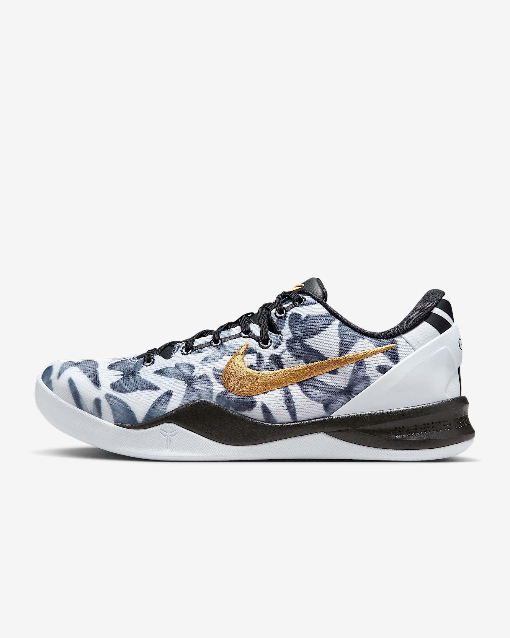 Kobe VIII Protro 科比男/女篮球鞋 - 白色/黑/金属色
