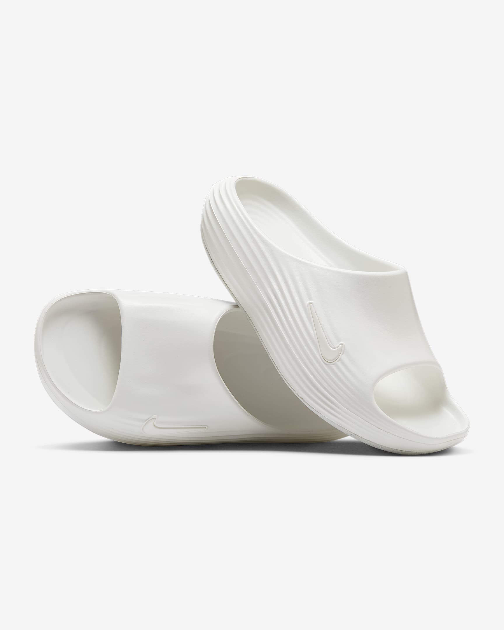 Nike ReactX Rejuven8 女子一脚蹬拖鞋 - 帆白/帆白/帆白