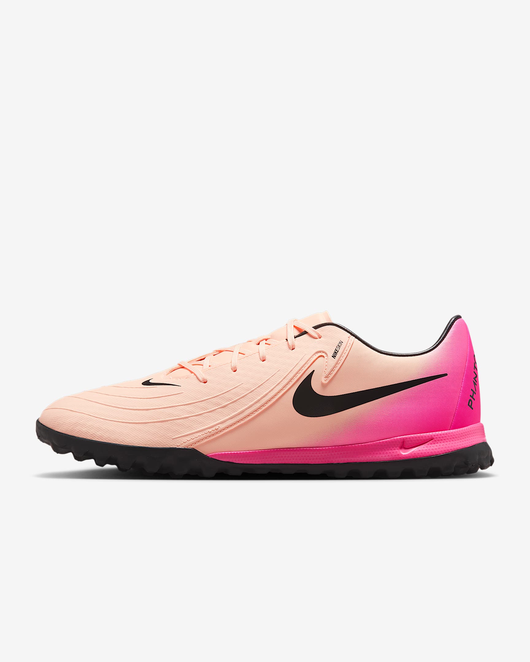 Nike Phantom GX 2 Academy 耐克暗煞系列人造场地低帮足球鞋 - 浅深红/爆炸粉/黑
