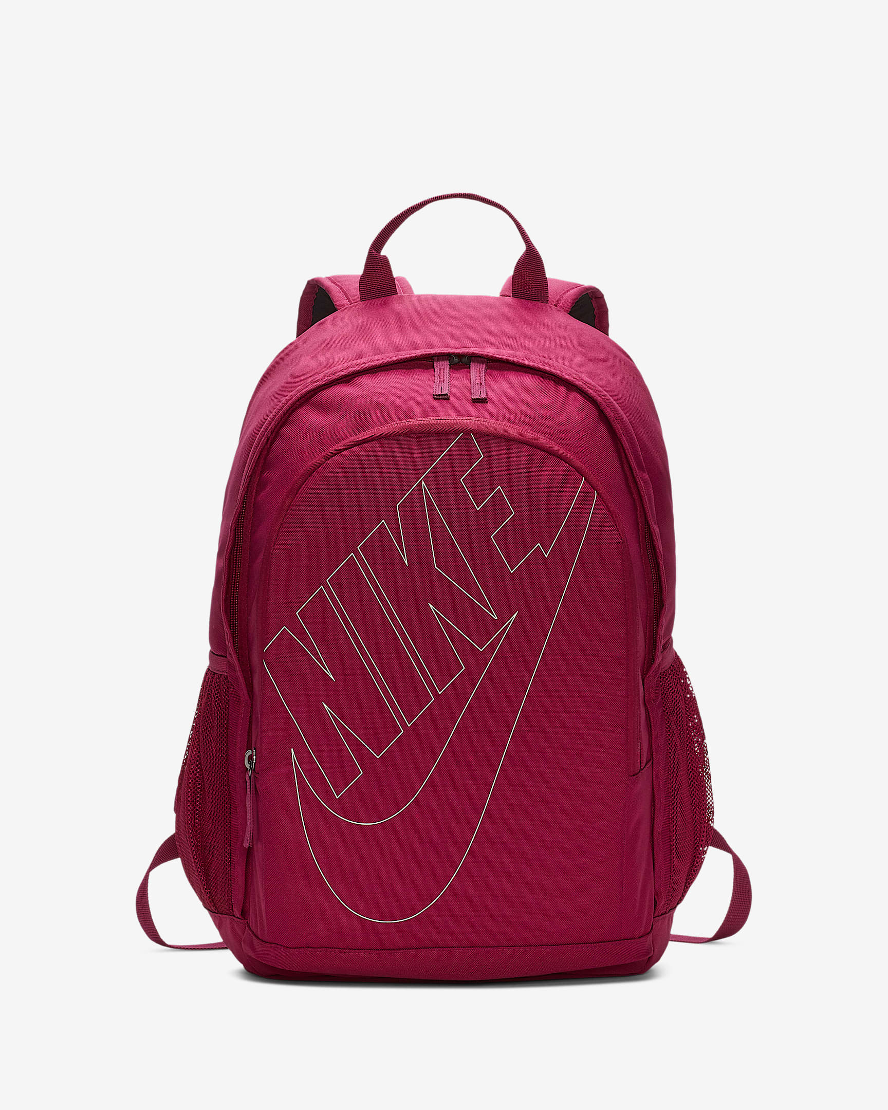 Nike Sportswear Hayward Futura 2.0 双肩包 - 正浆果红/正浆果红/霜杉木绿