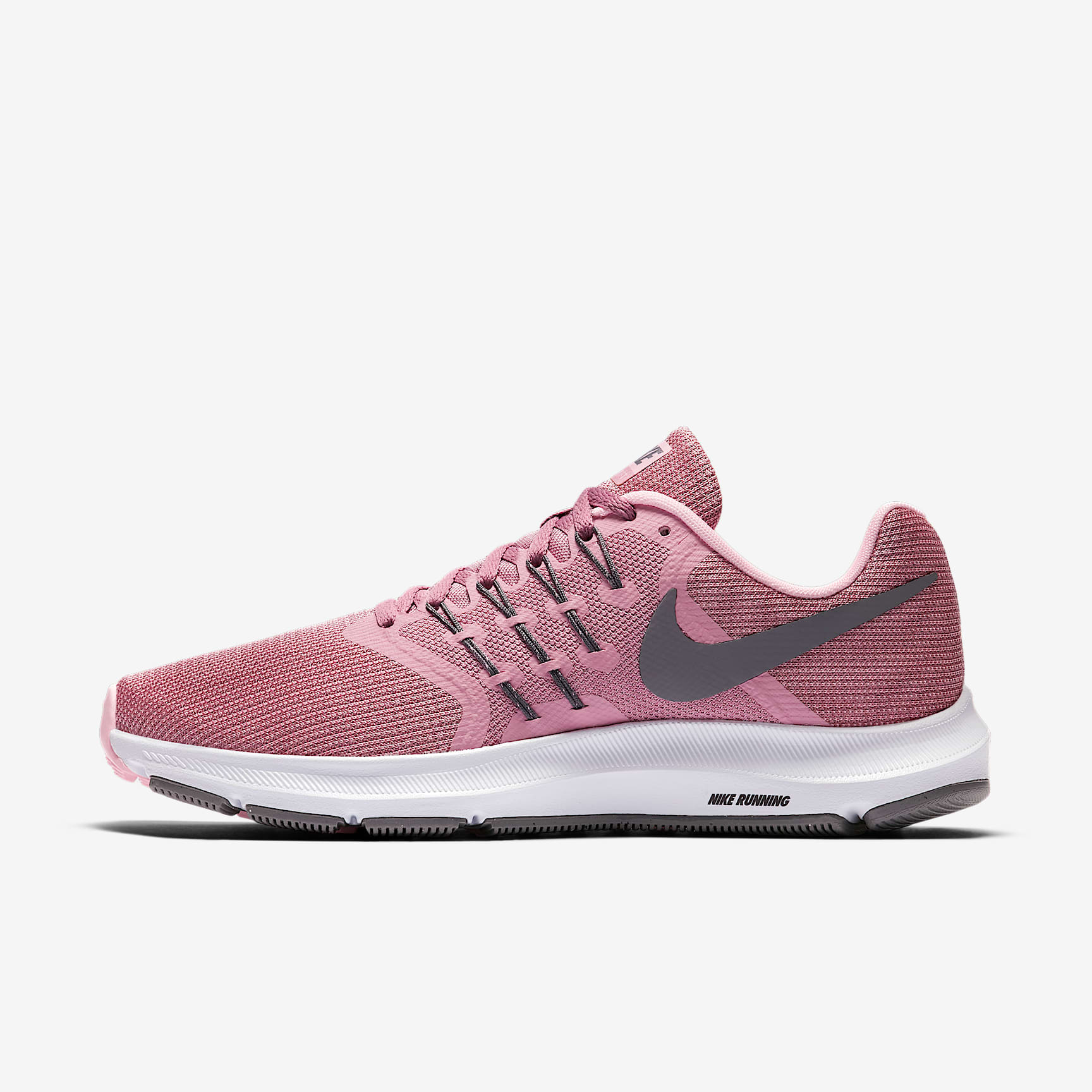 Nike Run Swift 女子跑步鞋 - 元素粉/剔透白粉/白色/枪灰色