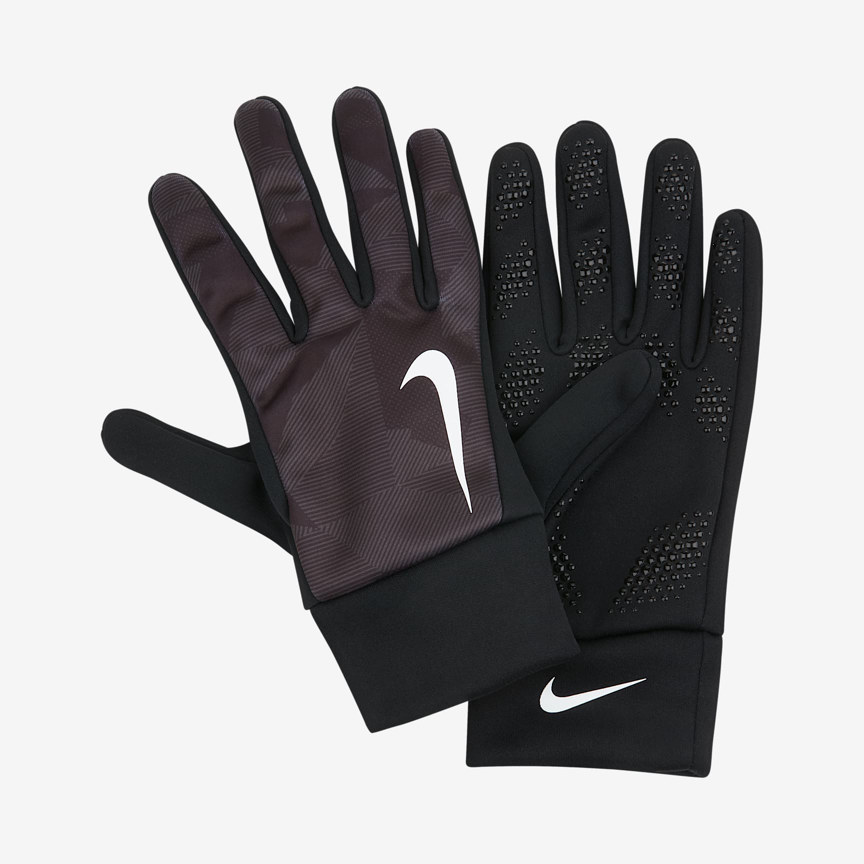 Nike HyperWarm Field Player 足球手套 - 黑/迷彩绿/白色