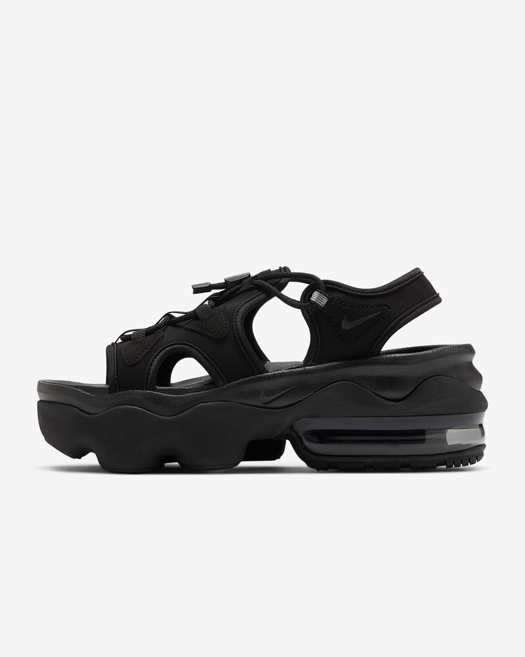 Nike Air Max Koko 女子厚底凉鞋 - 黑/煤黑/黑
