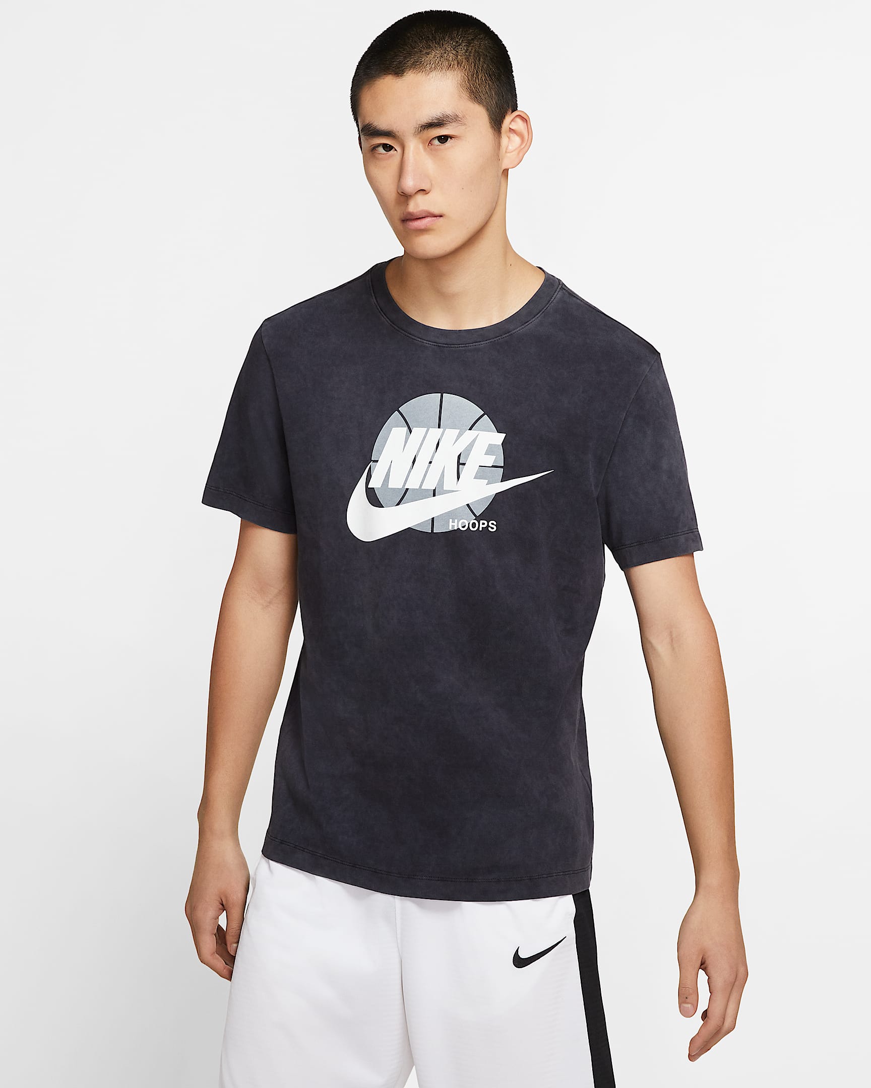 Nike Futura Washed 男子篮球T恤 - 黑