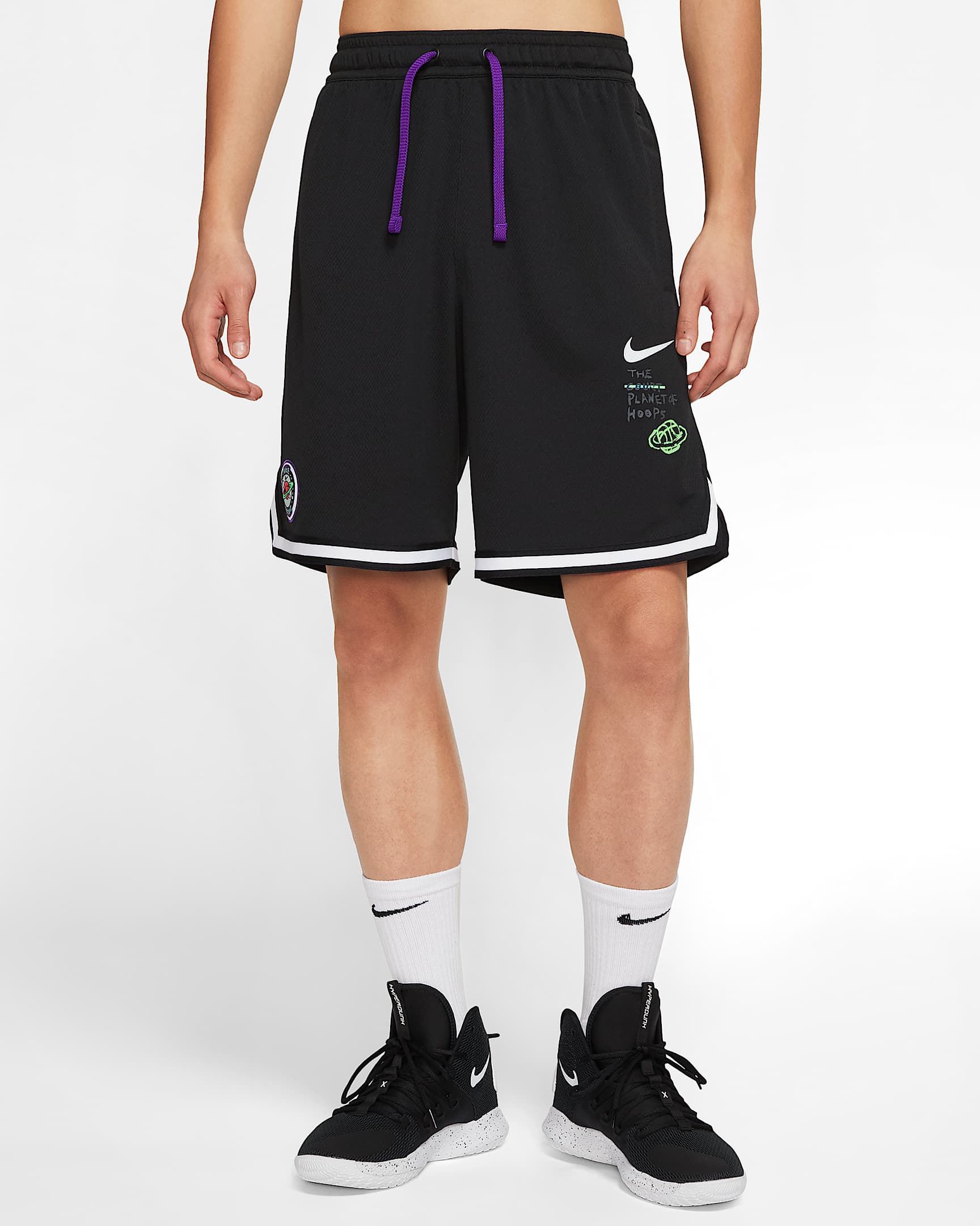Nike DNA Summer Hoops 男子篮球短裤 - 黑
