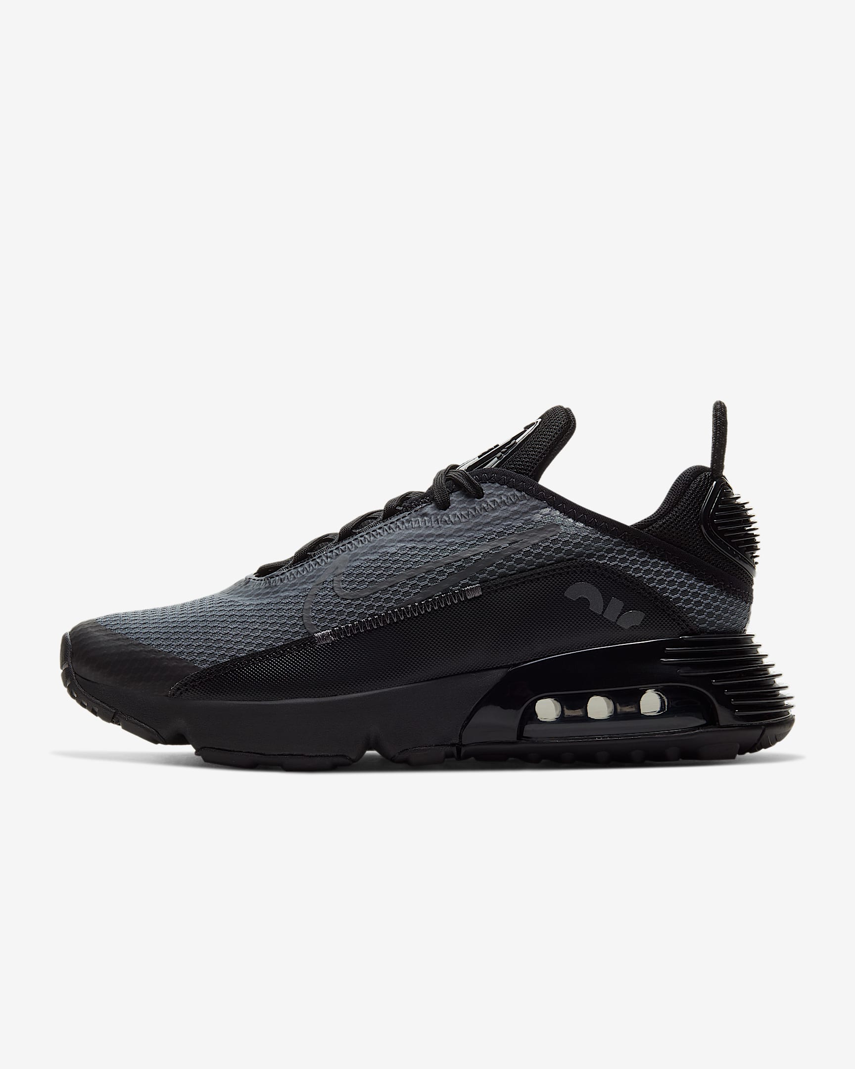 Nike Air Max 2090 (GS) 大童运动童鞋 - 黑/狼灰/黑/煤黑
