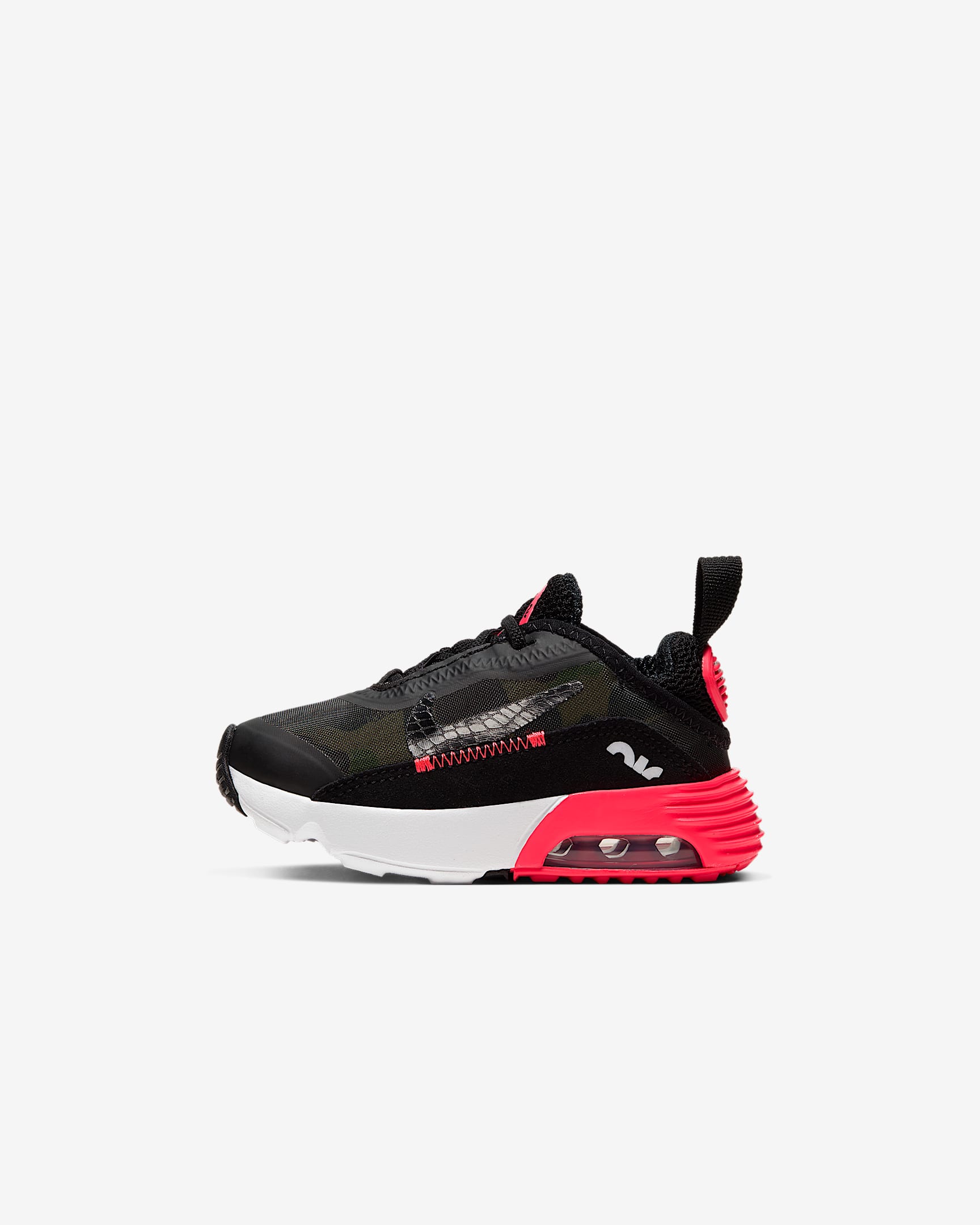 Nike Air Max 2090 SP (TD) 婴童运动童鞋 - 红外线红/暗鼠尾草绿/巴洛克棕/黑