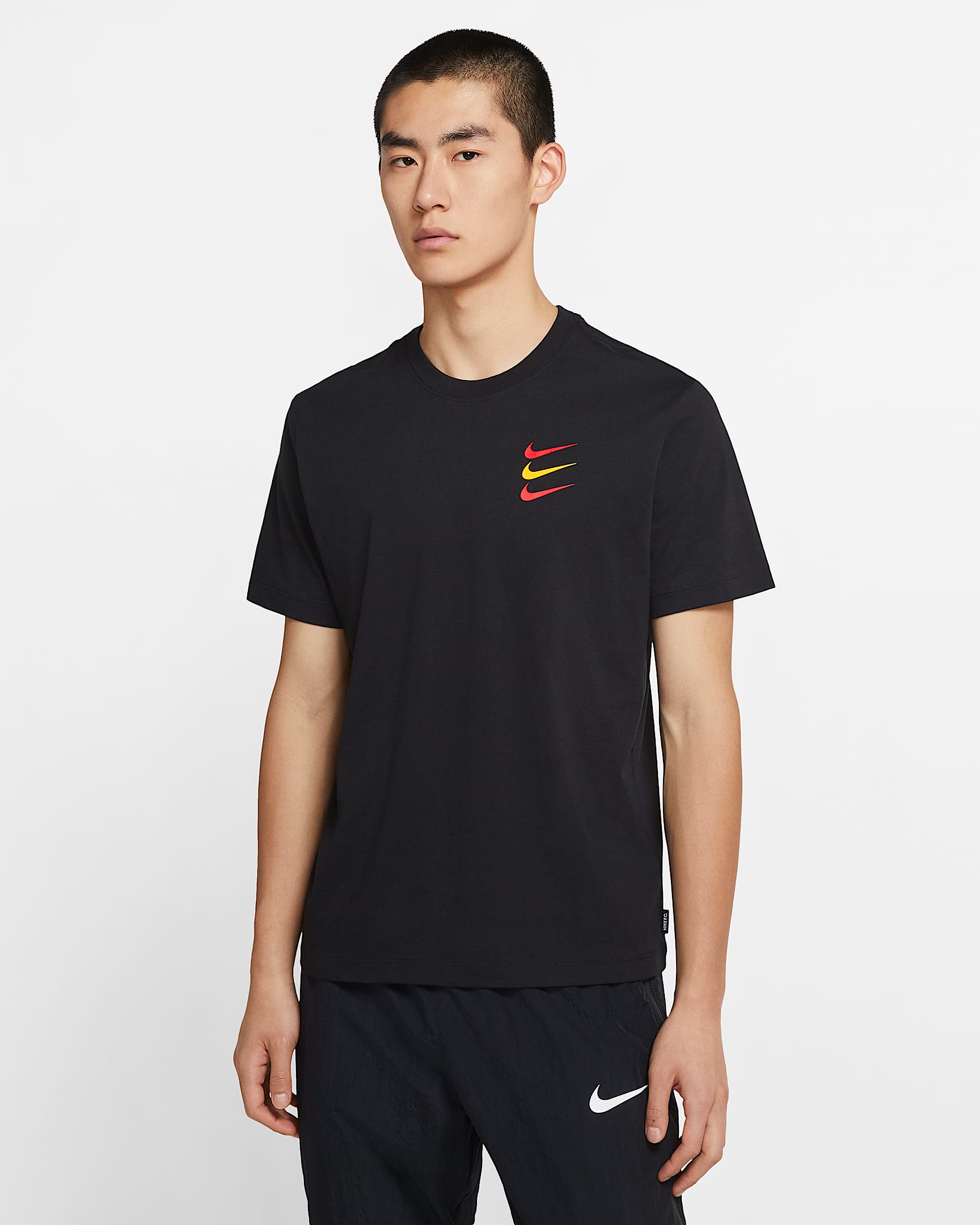 Nike F.C. 男子足球T恤 - 黑