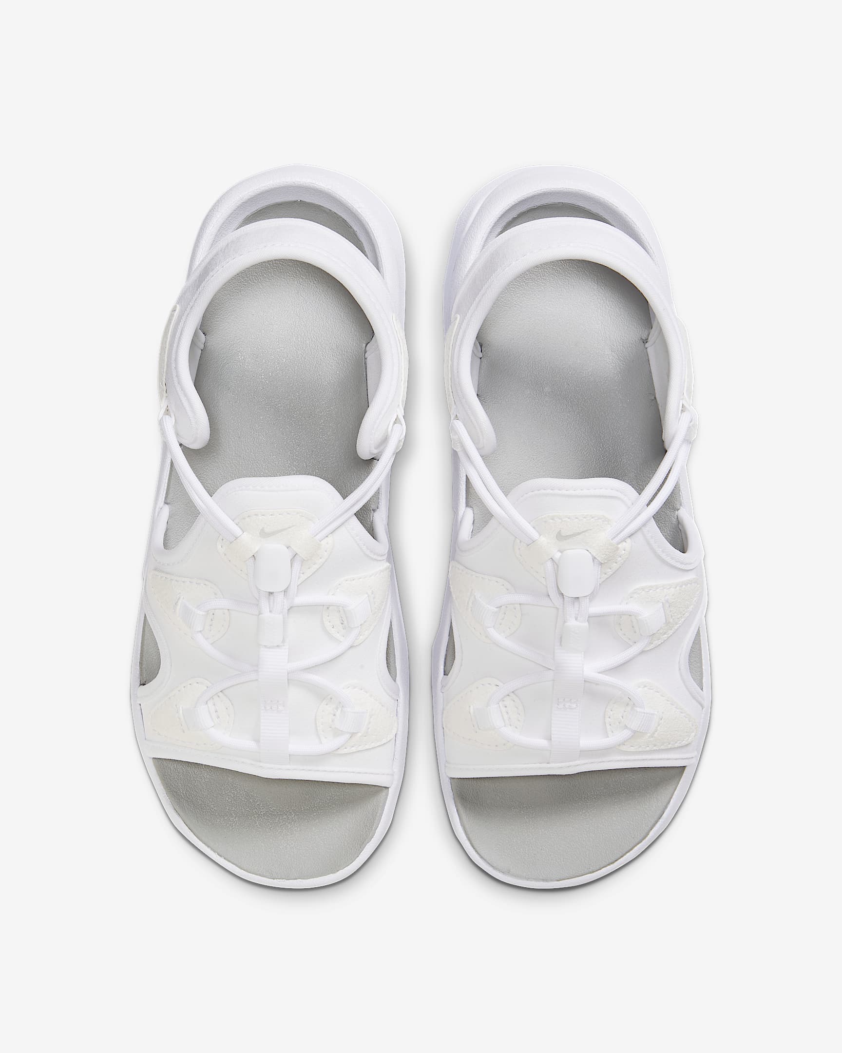 Nike Air Max Koko 女子厚底凉鞋 - 白色/金属银灰/尘光子色