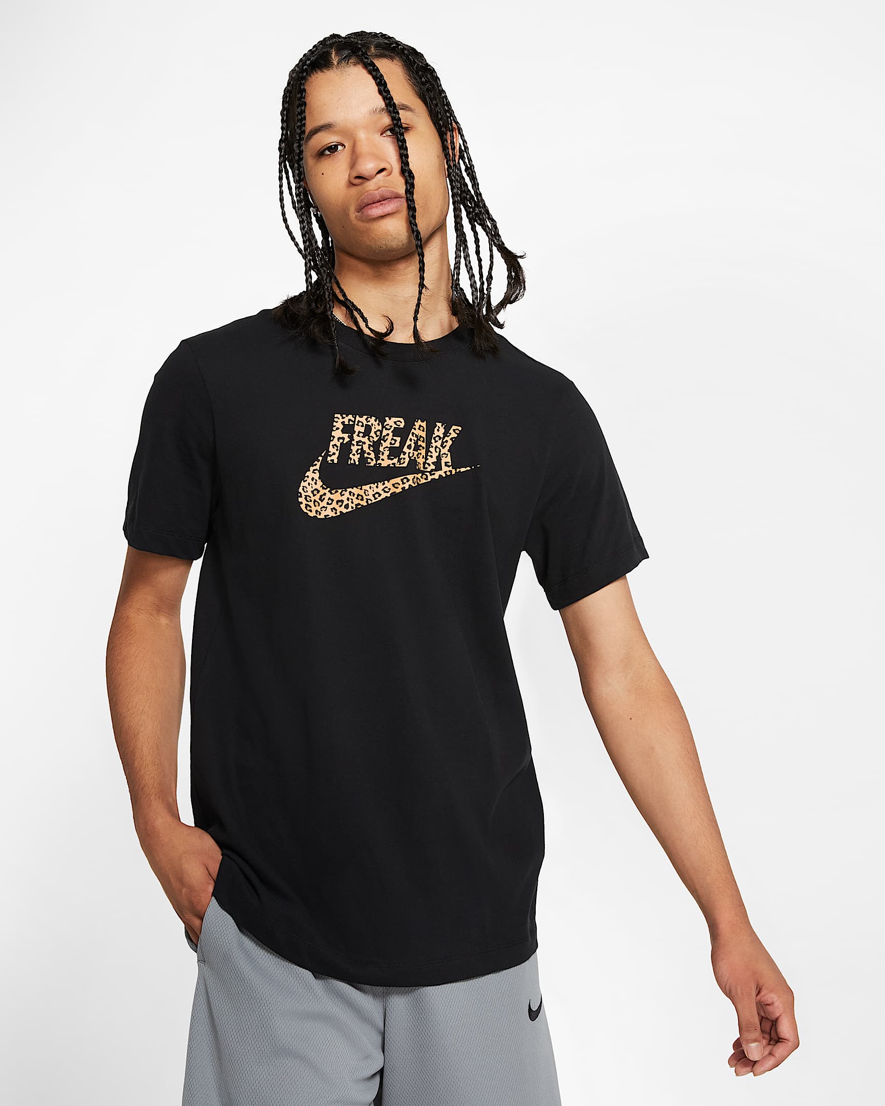 Nike Dri-FIT Giannis 男子篮球T恤 - 黑