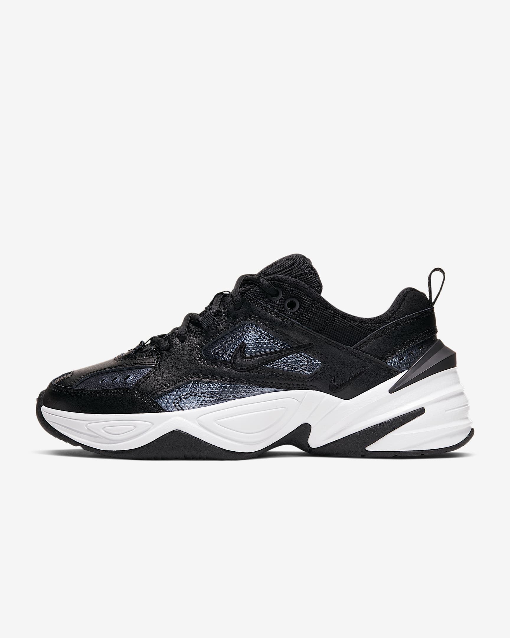 Nike M2K Tekno Essential 女子运动鞋老爹鞋 - 黑/金属赭/山峰白/黑