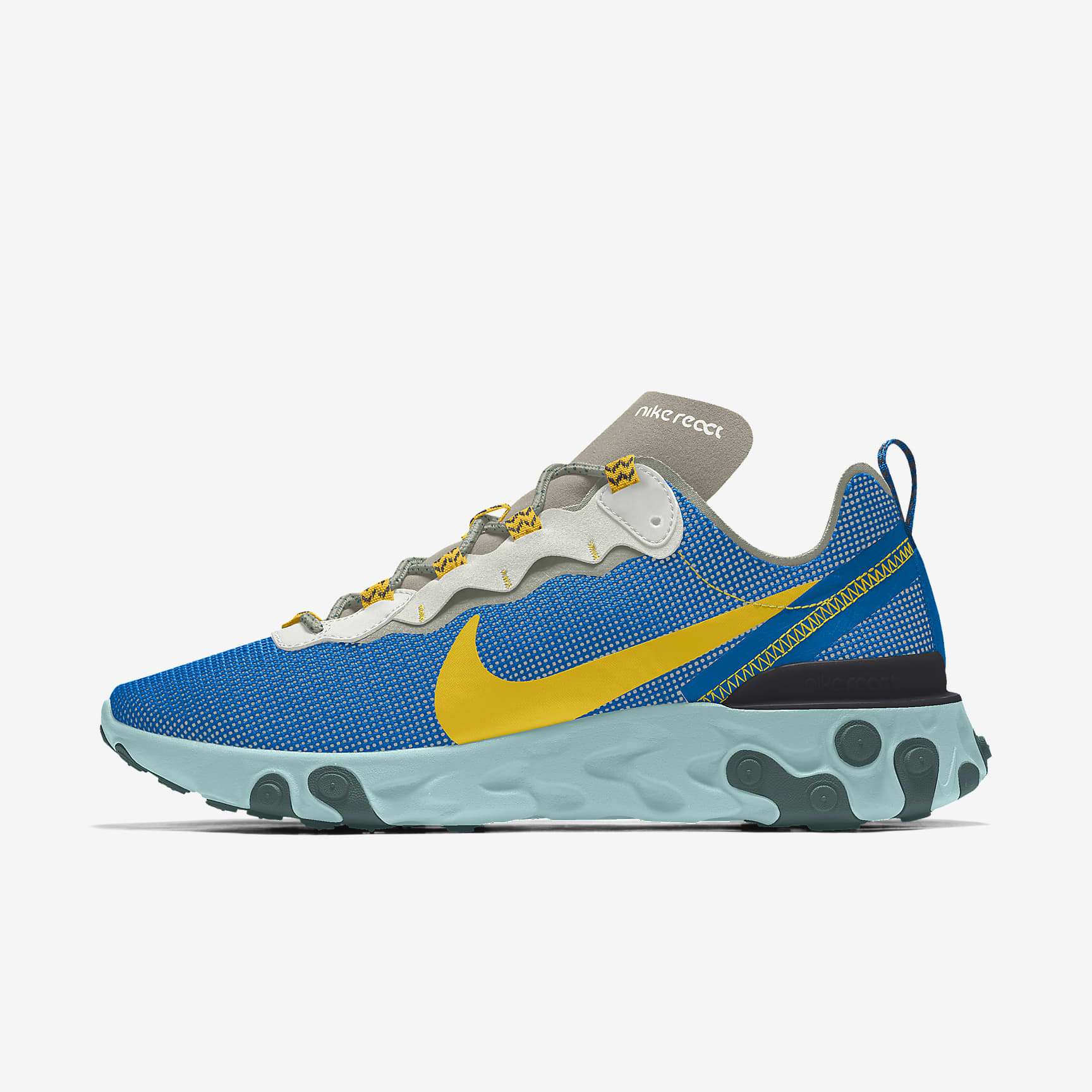 Nike React Element 55 Premium By You 专属定制男子运动鞋 - 多色/多色/多色