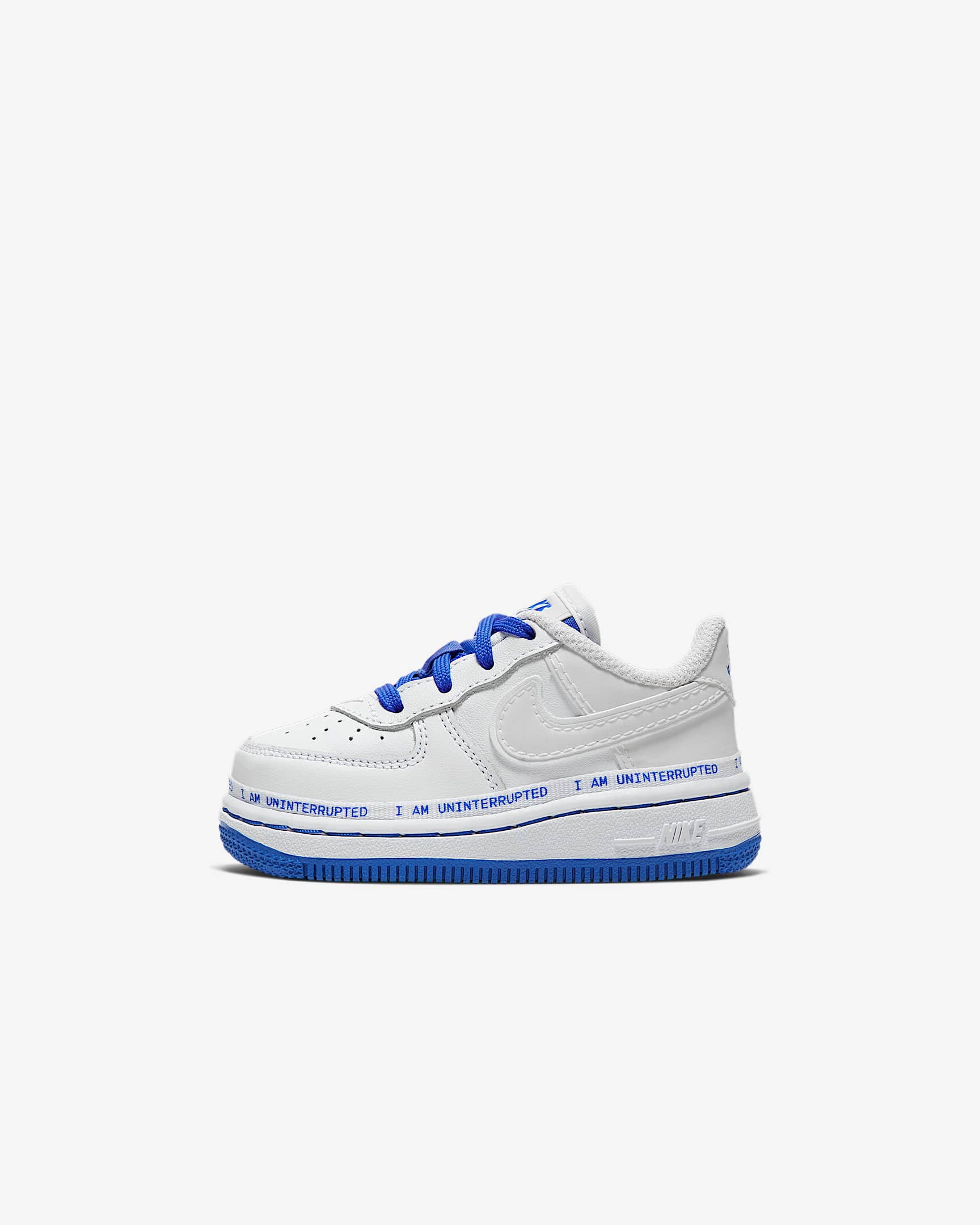 Nike Force 1 (TD) MTAA QS 婴童运动童鞋 - 白色/赛车蓝/黑