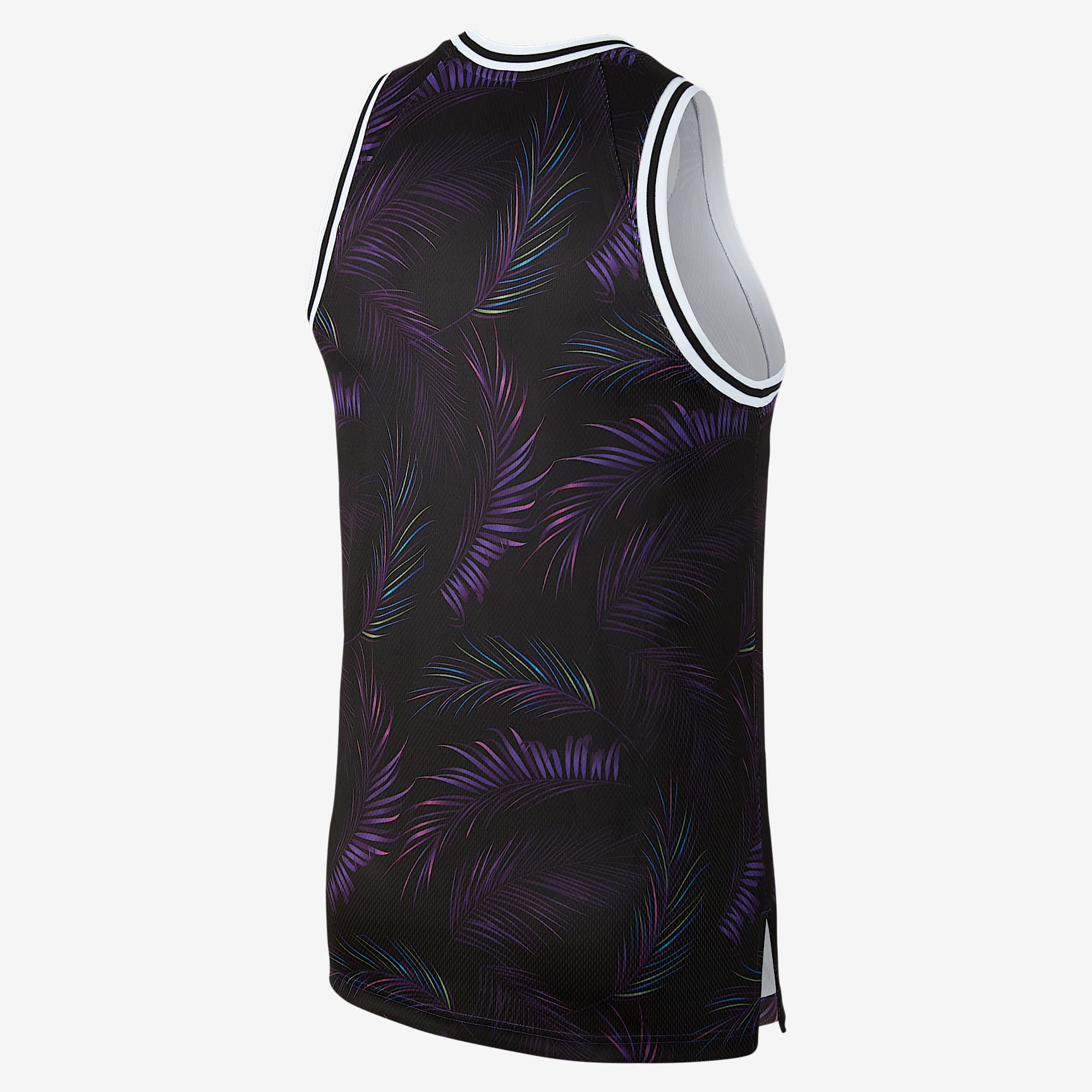 Nike Dri-FIT DNA 男子印花篮球球衣 - 庭紫/白色