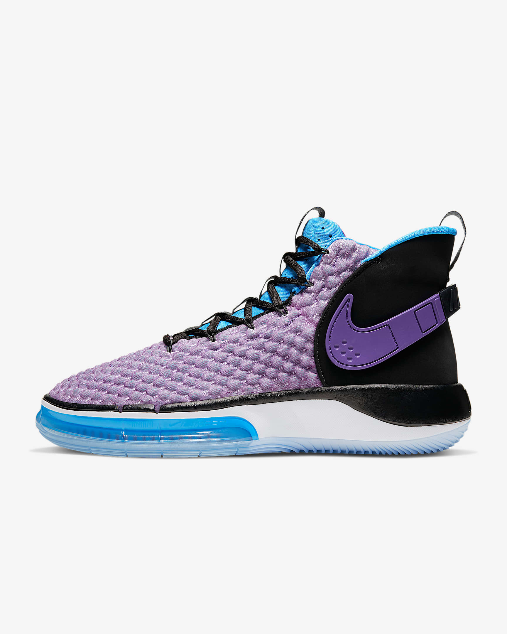 Nike AlphaDunk EP 男子篮球鞋 - 多色/黑/清透蓝/电压紫