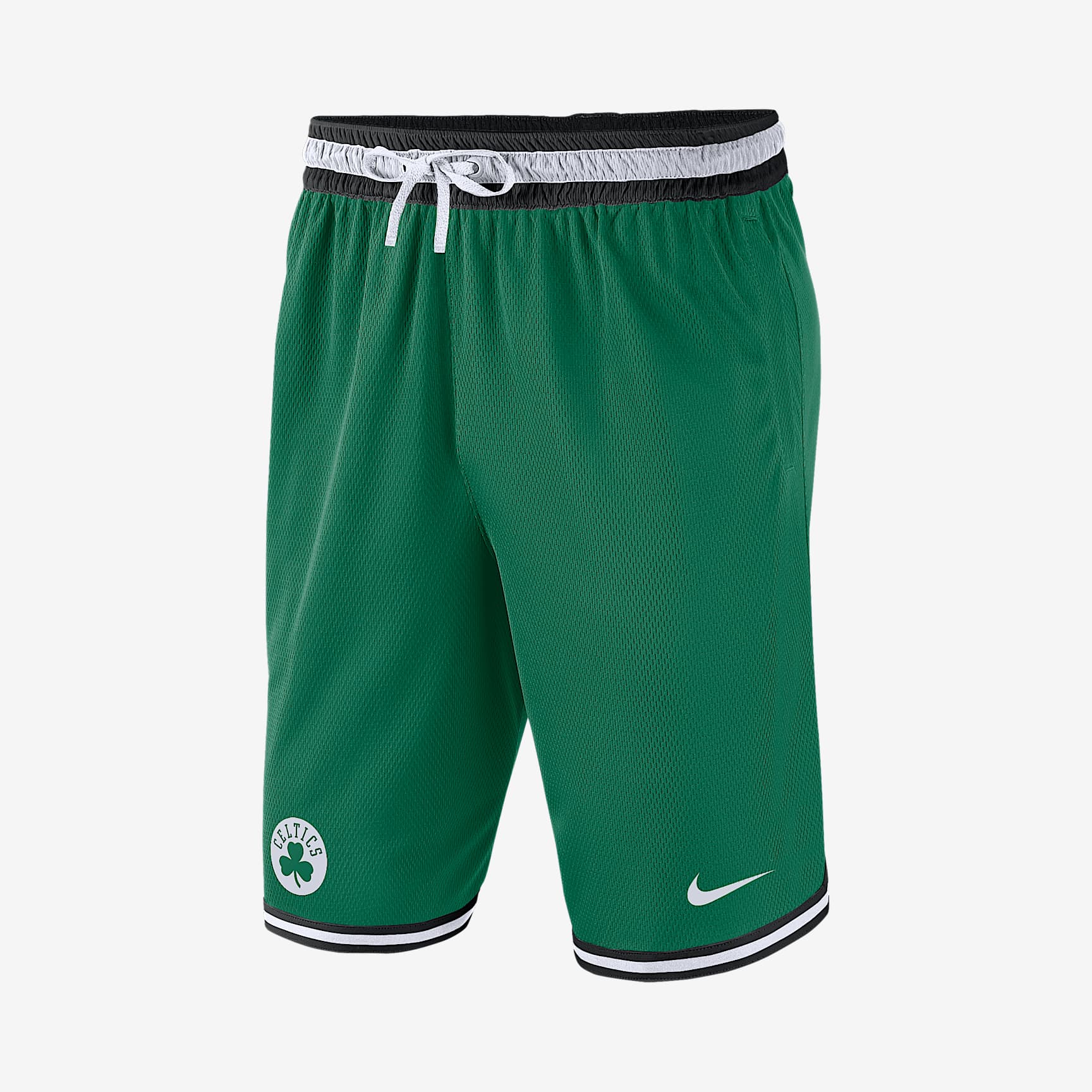 波士顿凯尔特人队 Nike NBA 男子短裤 - 苜蓿绿/黑/白色/白色