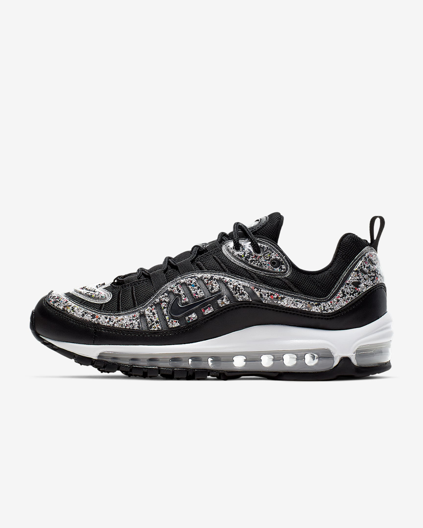 Nike Air Max 98 LX 女子运动鞋 - 黑/白色/黑