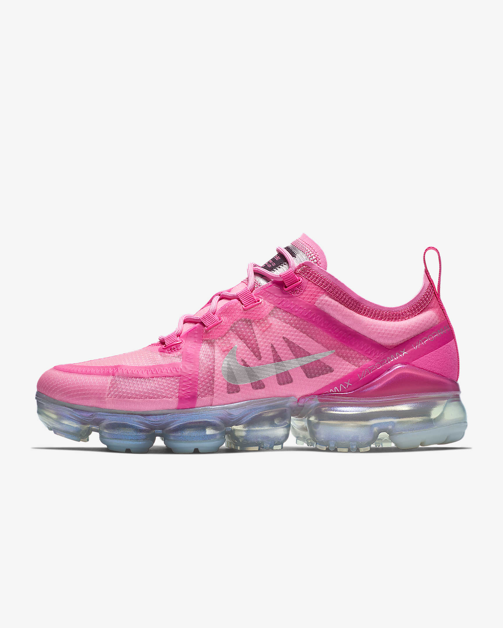 Nike Air VaporMax 2019 女子运动鞋 - 心灵粉/激光紫红/活力紫红/金属银