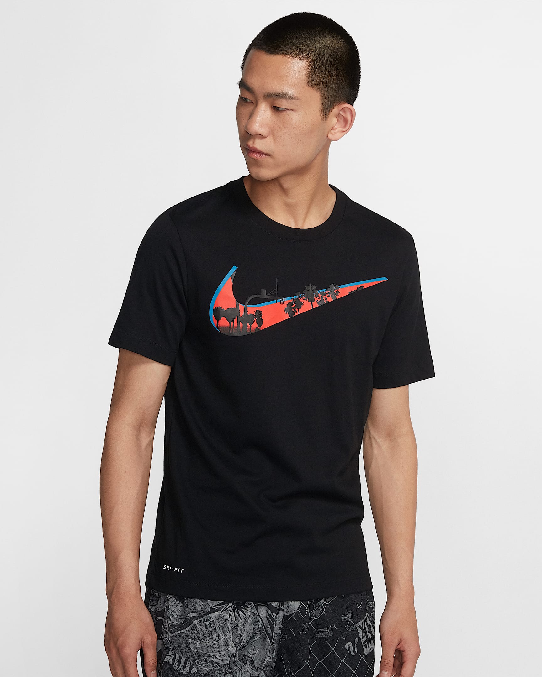Nike Dri-FIT 男子篮球T恤 - 黑