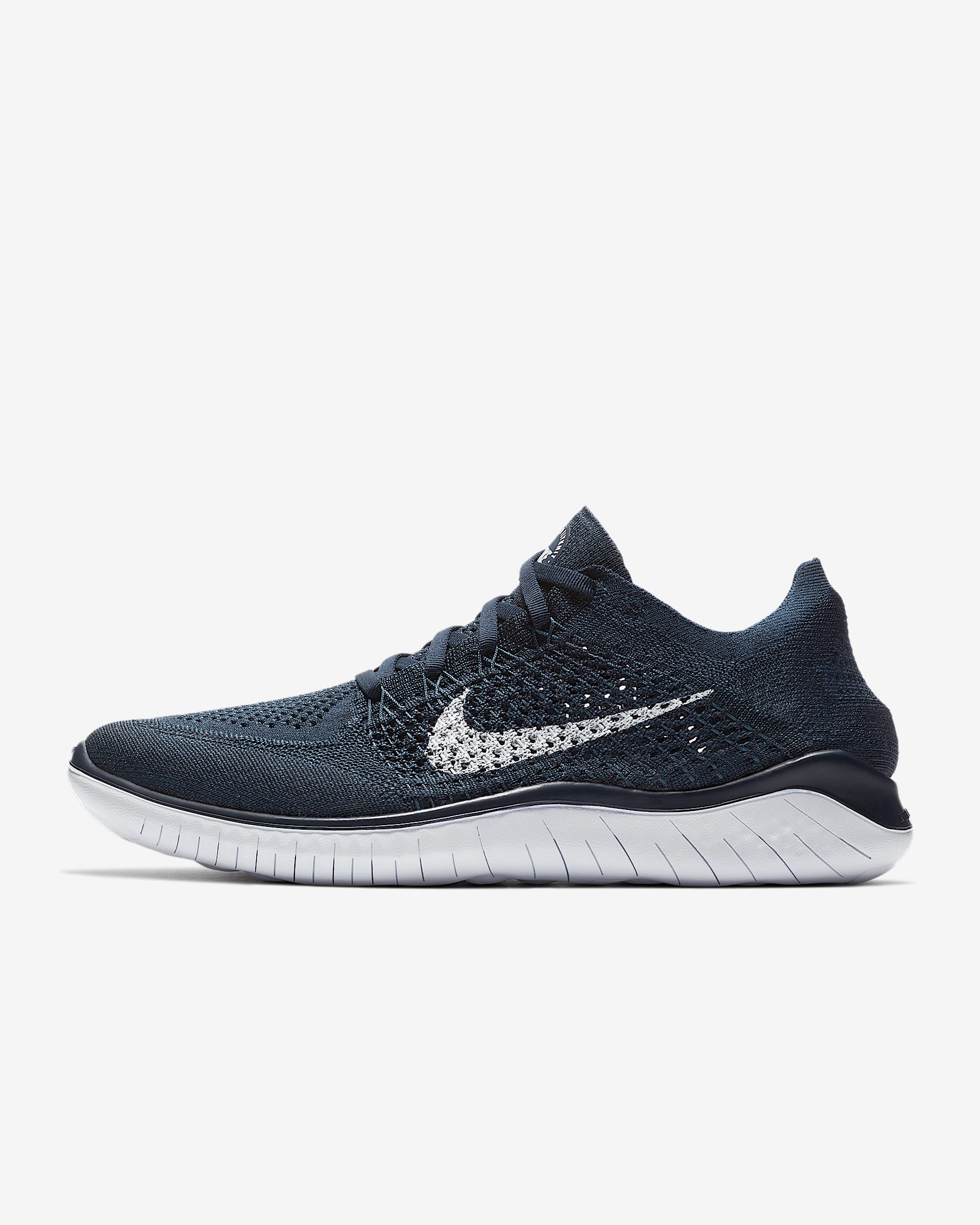 Nike Free Run 2018 男子运动鞋 - 大学深蓝/舰队蓝/白色
