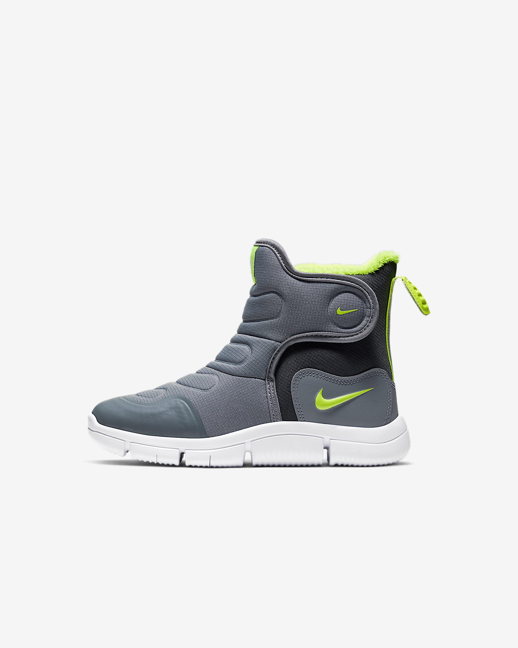 Nike Novice Boot (PS) 幼童运动童鞋 - 冷灰/煤黑/白色/荧光黄