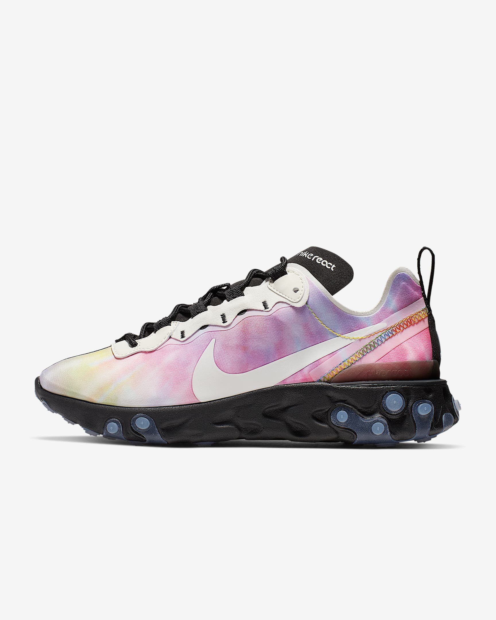 Nike React Element 55 女子运动鞋 - 多色/黑/帆白/帆白