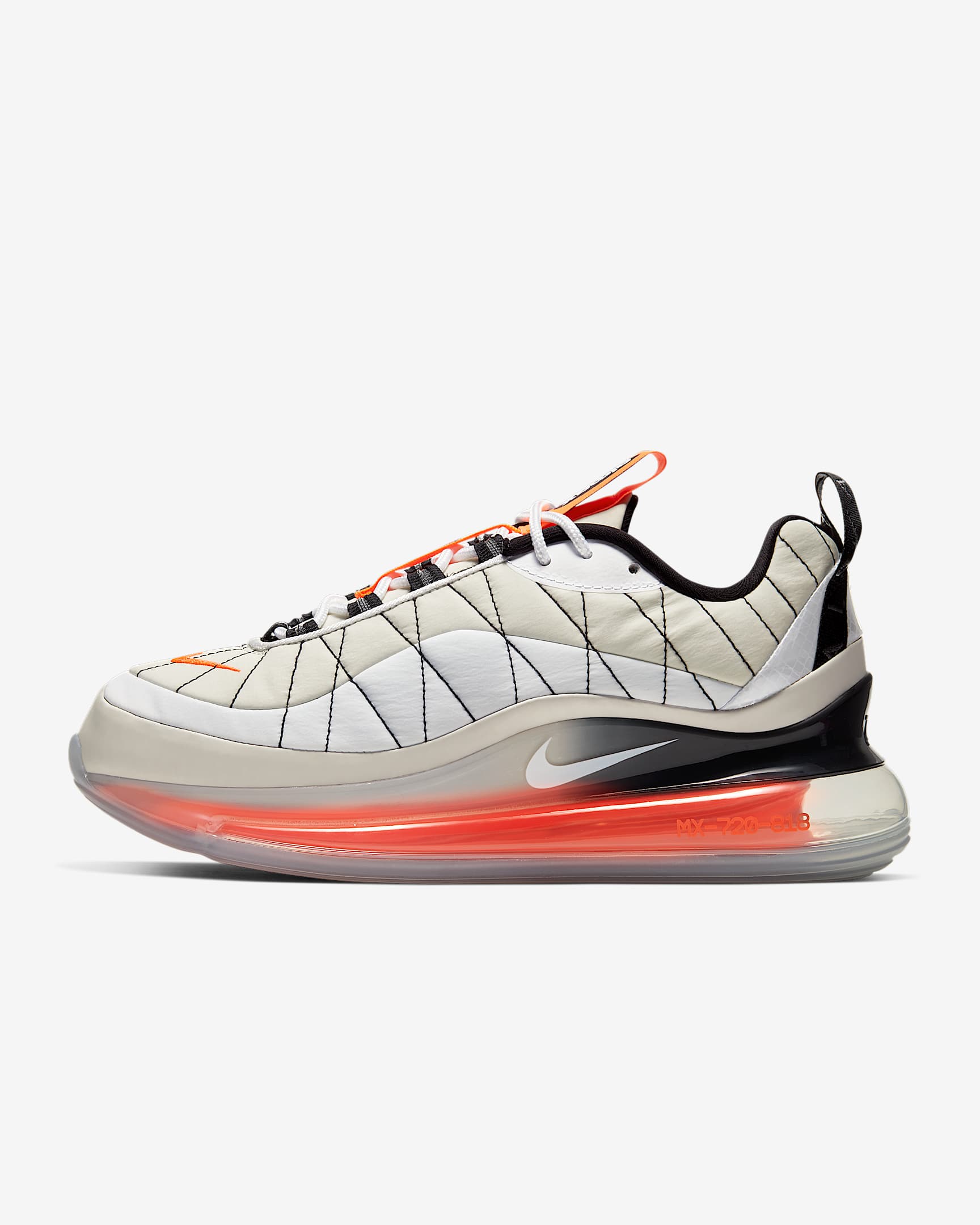 Nike MX-720-818 女子运动鞋 - 帆白/黑/金属银/白色