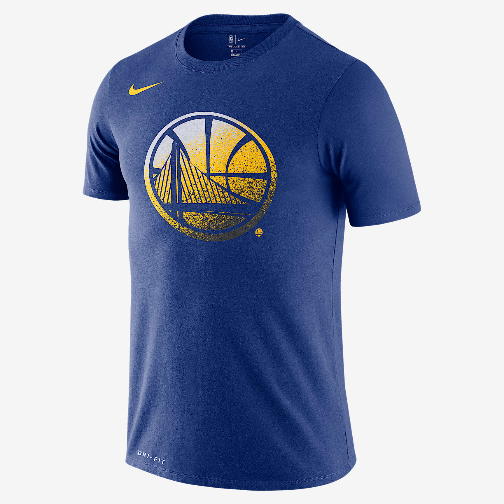 金州勇士队 Nike Dri-FIT 男子 NBA T恤 - 灯草蓝