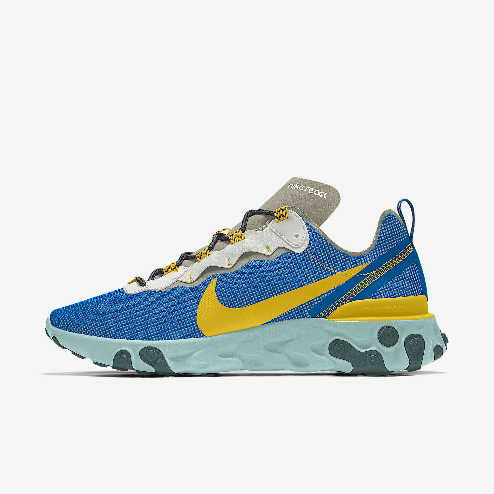 Nike React Element 55 Premium By You 专属定制男子运动鞋 - 多色/多色/多色