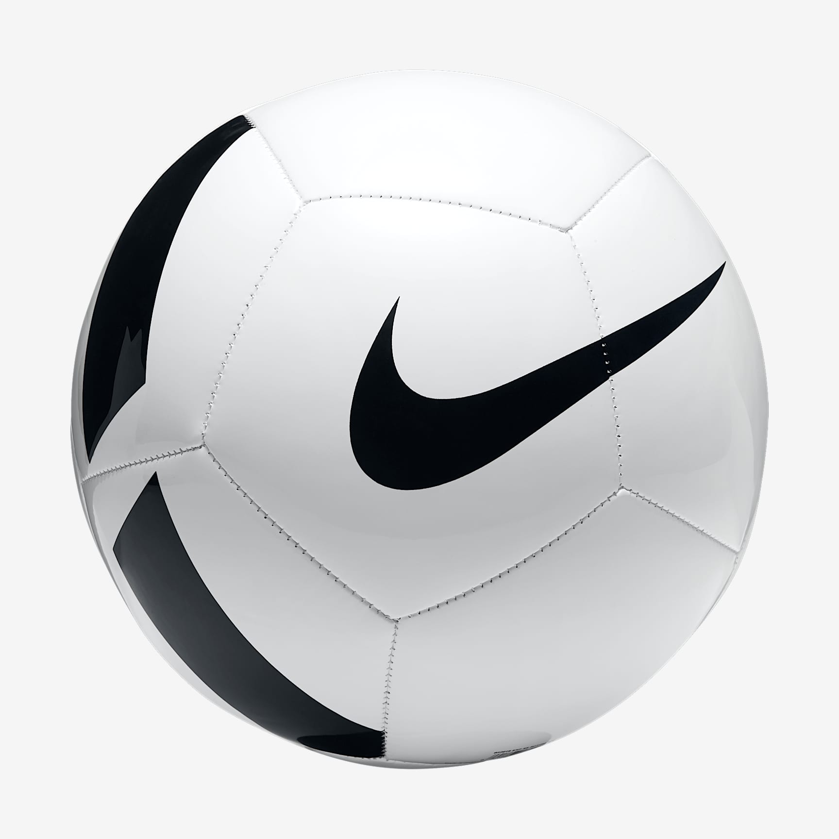 Nike Pitch Team 足球 - 白色/黑