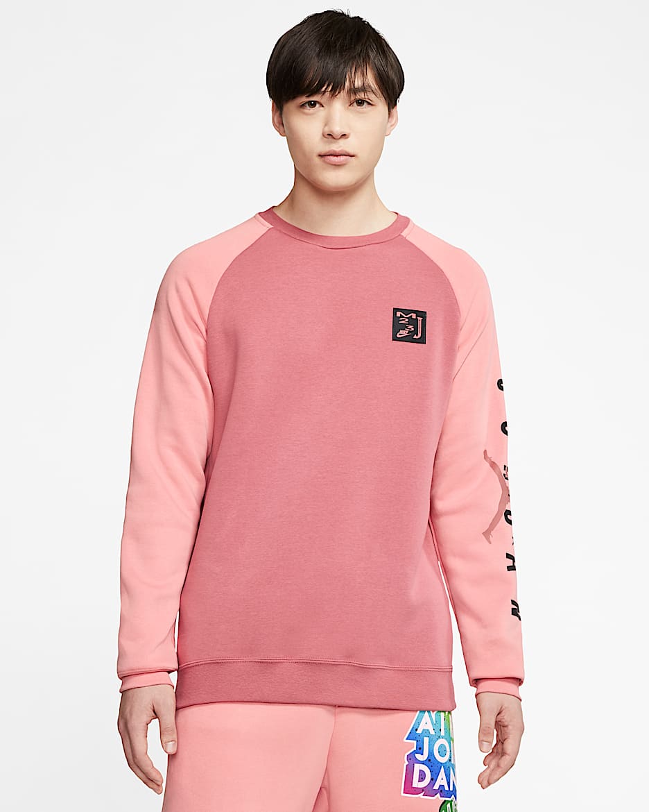 Jordan Sport DNA HBR 男子针织圆领上衣 - 岩石粉/石英粉/黑