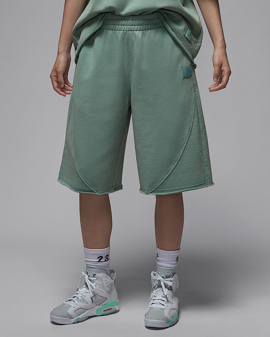 Jordan Flight Fleece 女子法式毛圈短裤 - 大炮灰/矿物色