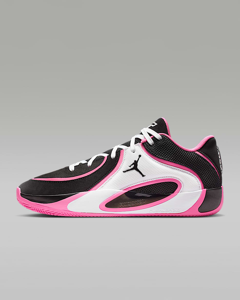 Tatum 4 PF 塔图姆男子篮球鞋 - 黑/白色/亚紫粉