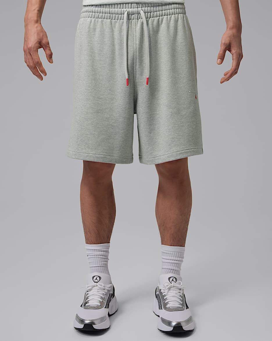 Jordan Flight Fleece 男子短裤 - 麻灰