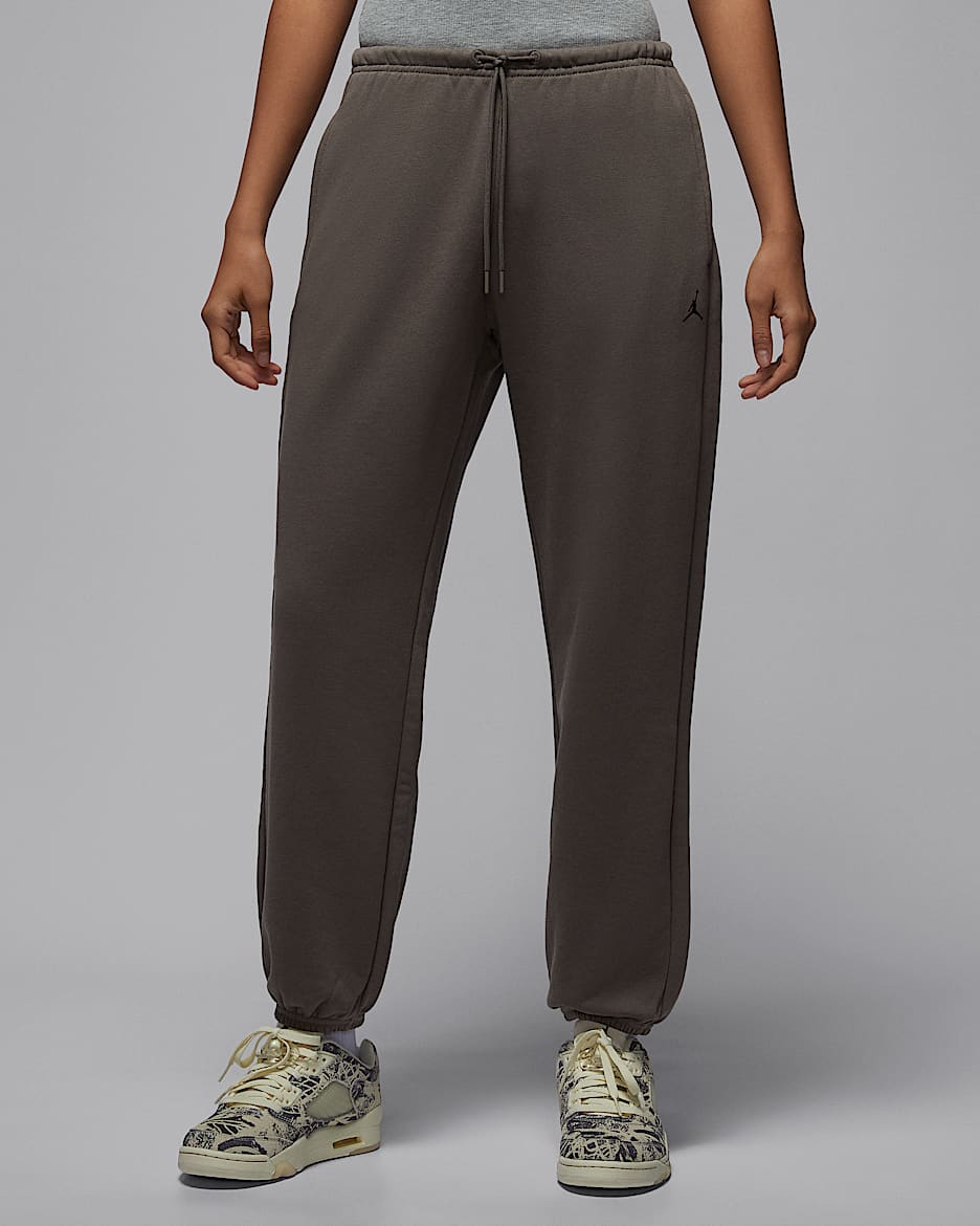 Jordan Sport Crossover Dri-FIT 女子速干针织长裤 - 橄榄灰/黑